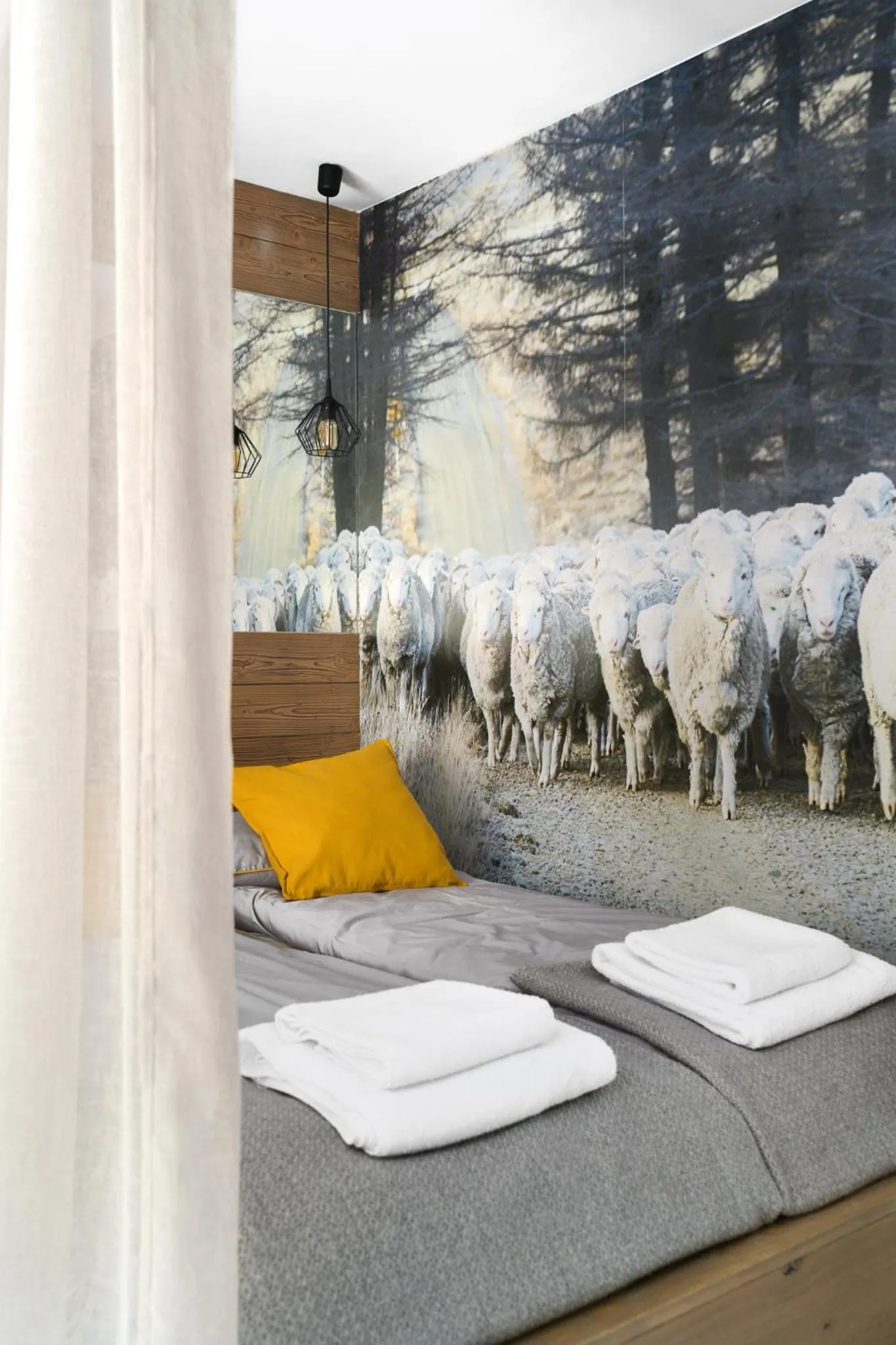 Bed in Aparthotel Narciarska 2