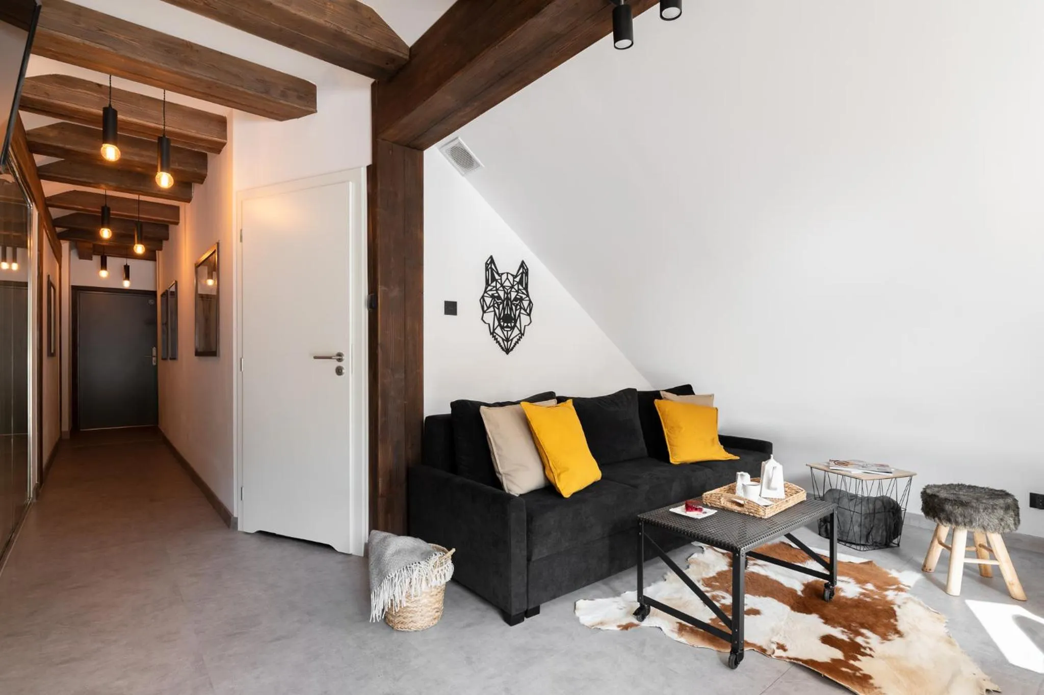 Living room in Aparthotel Narciarska 2