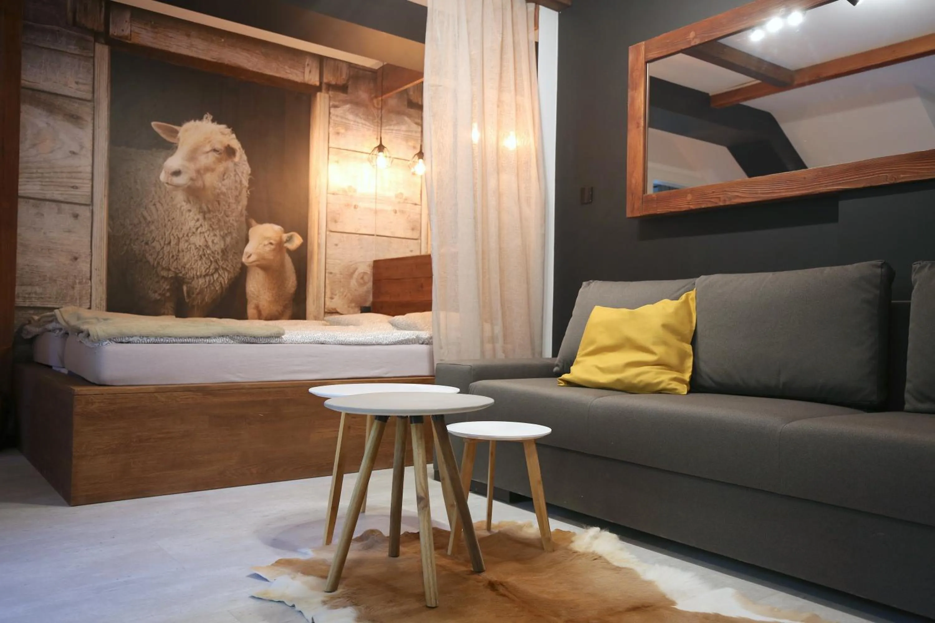 Bed in Aparthotel Narciarska 2