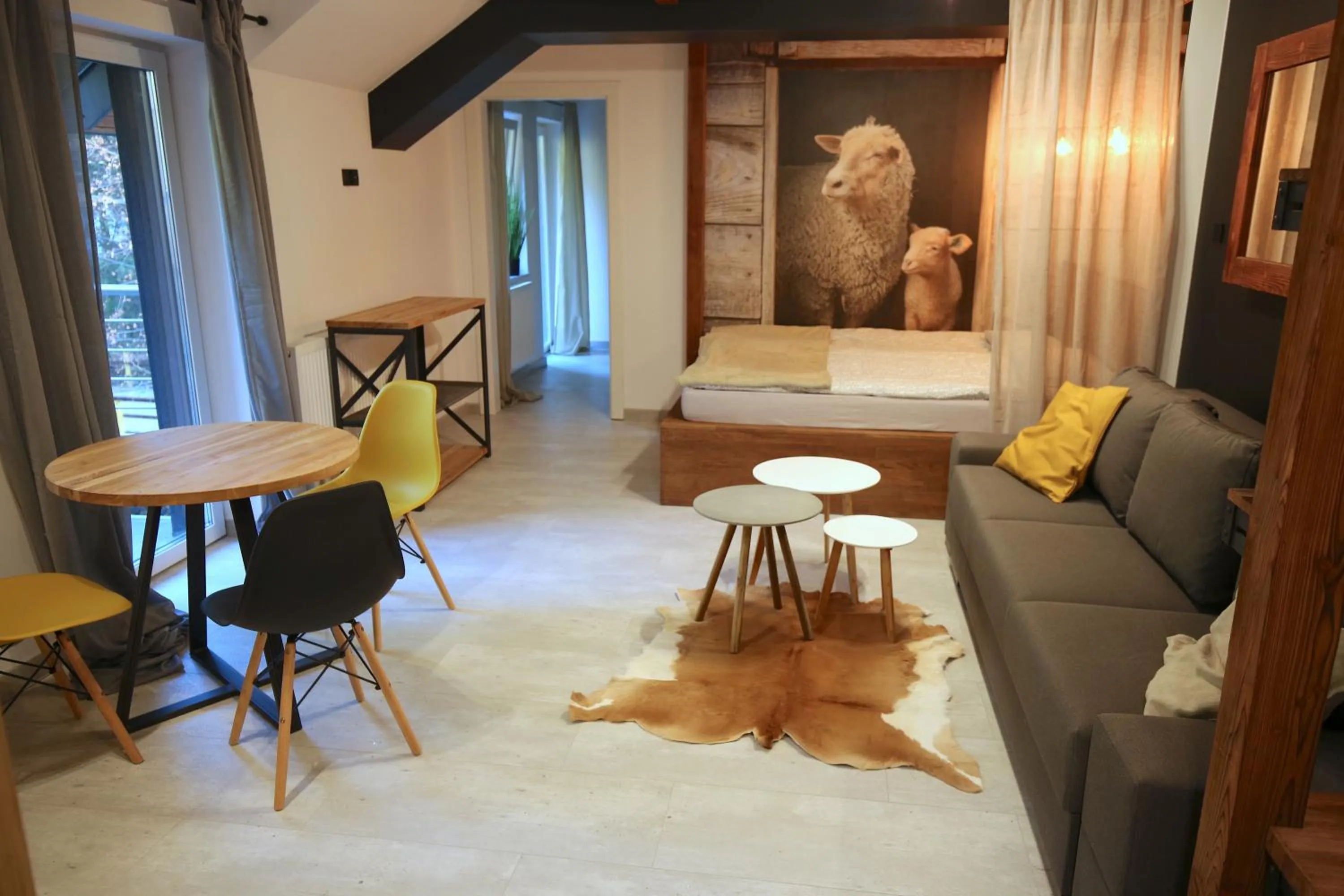 Living room in Aparthotel Narciarska 2