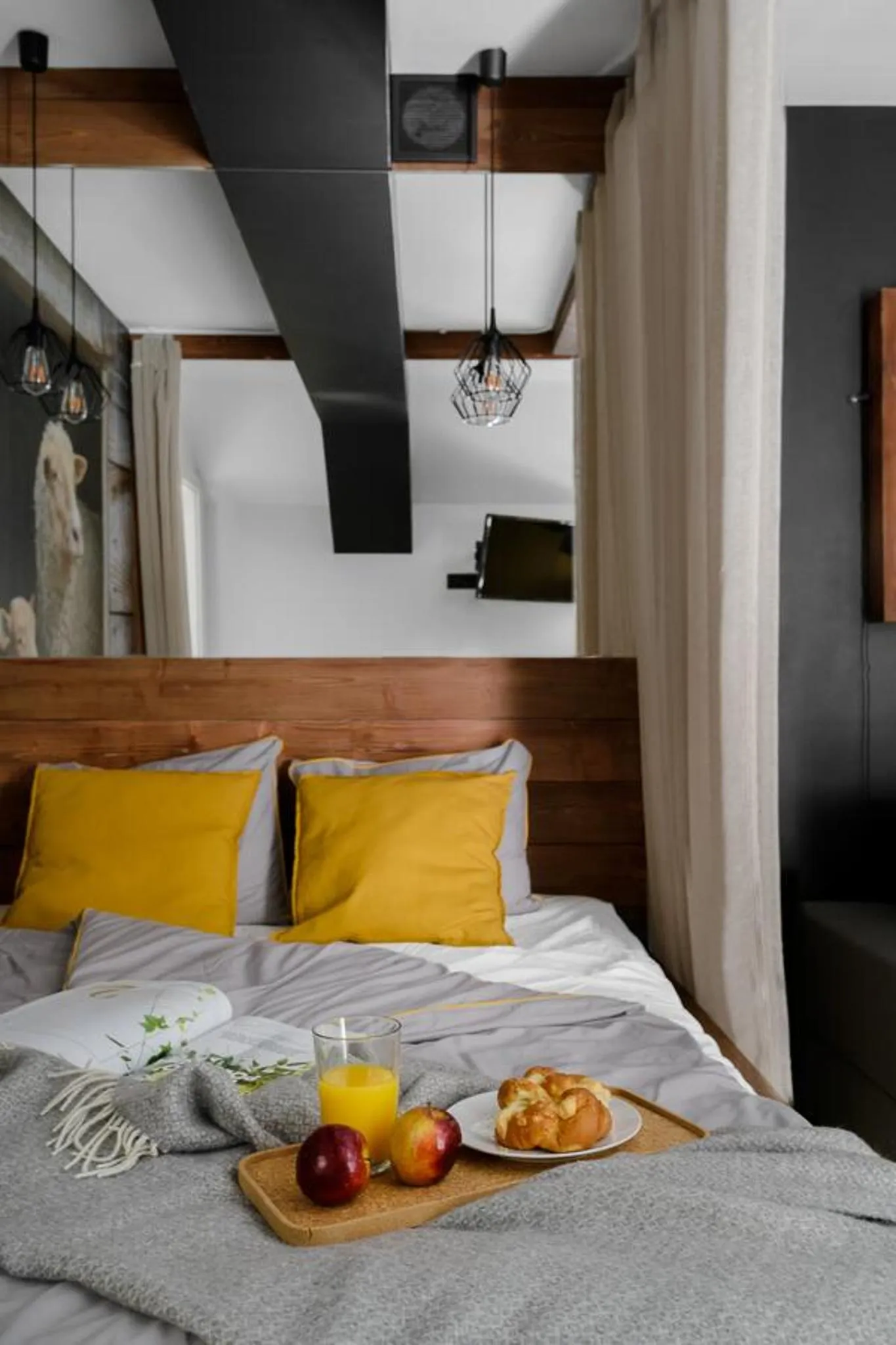 Bed in Aparthotel Narciarska 2