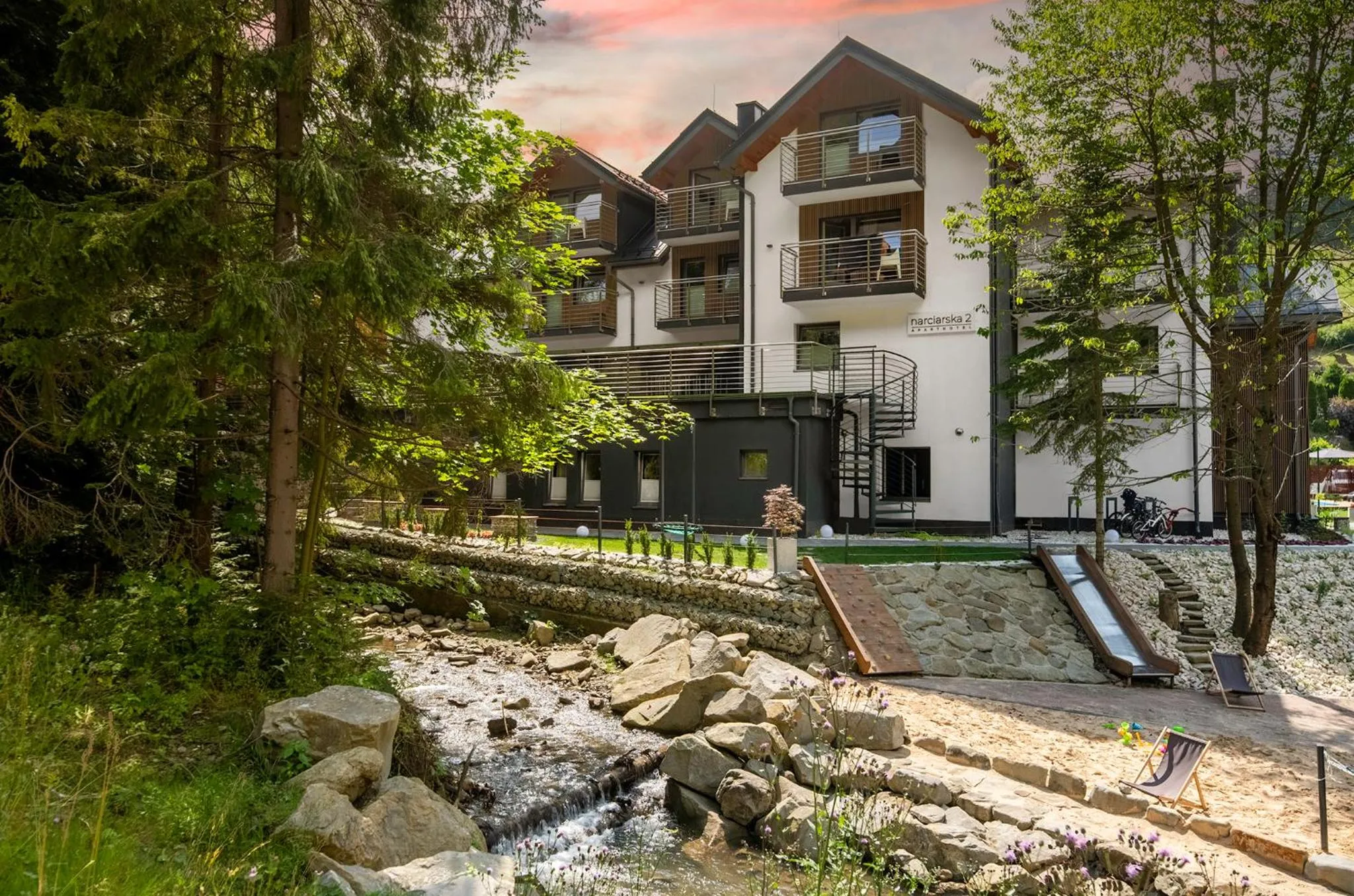 Property building in Aparthotel Narciarska 2