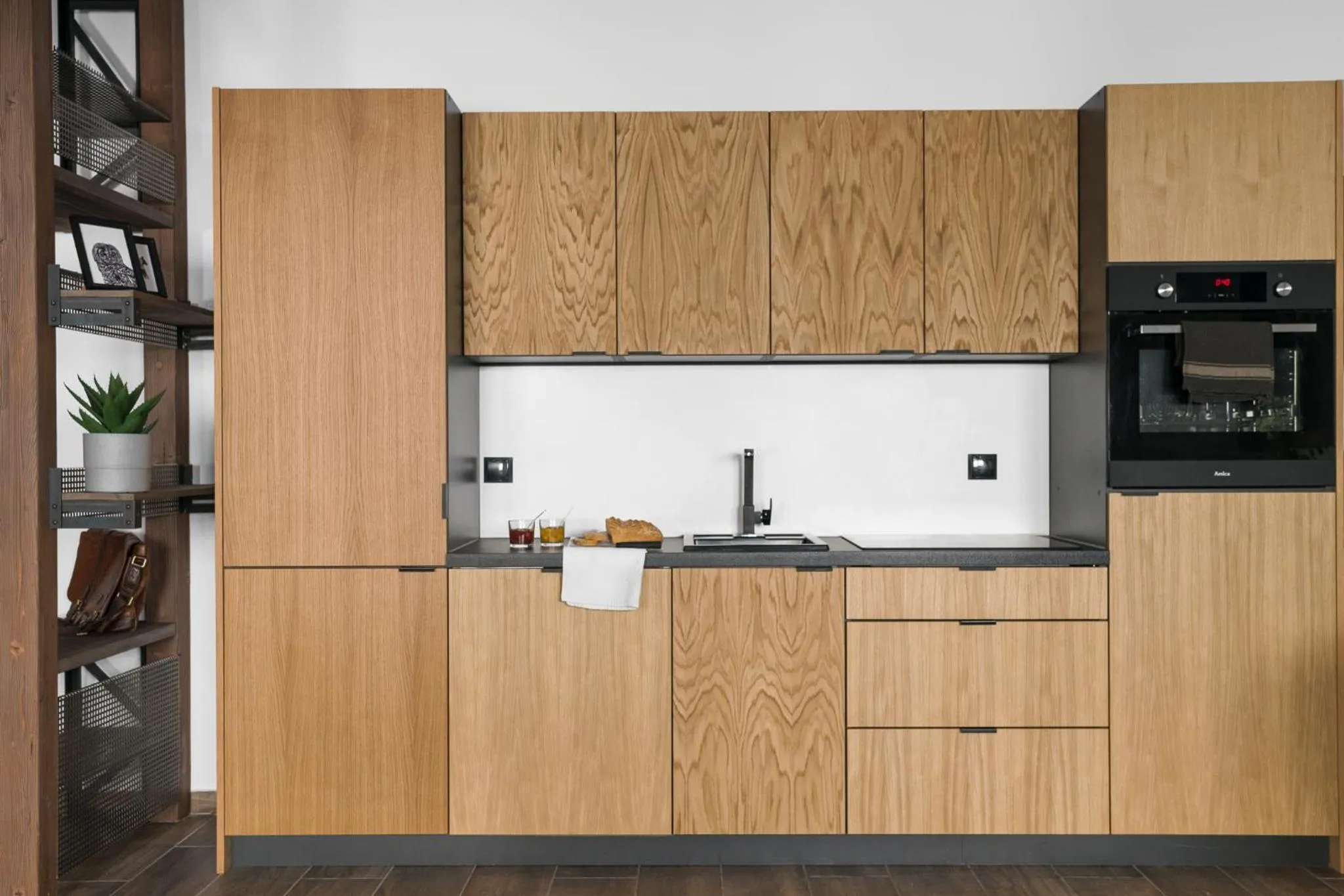 Kitchen or kitchenette in Aparthotel Narciarska 2