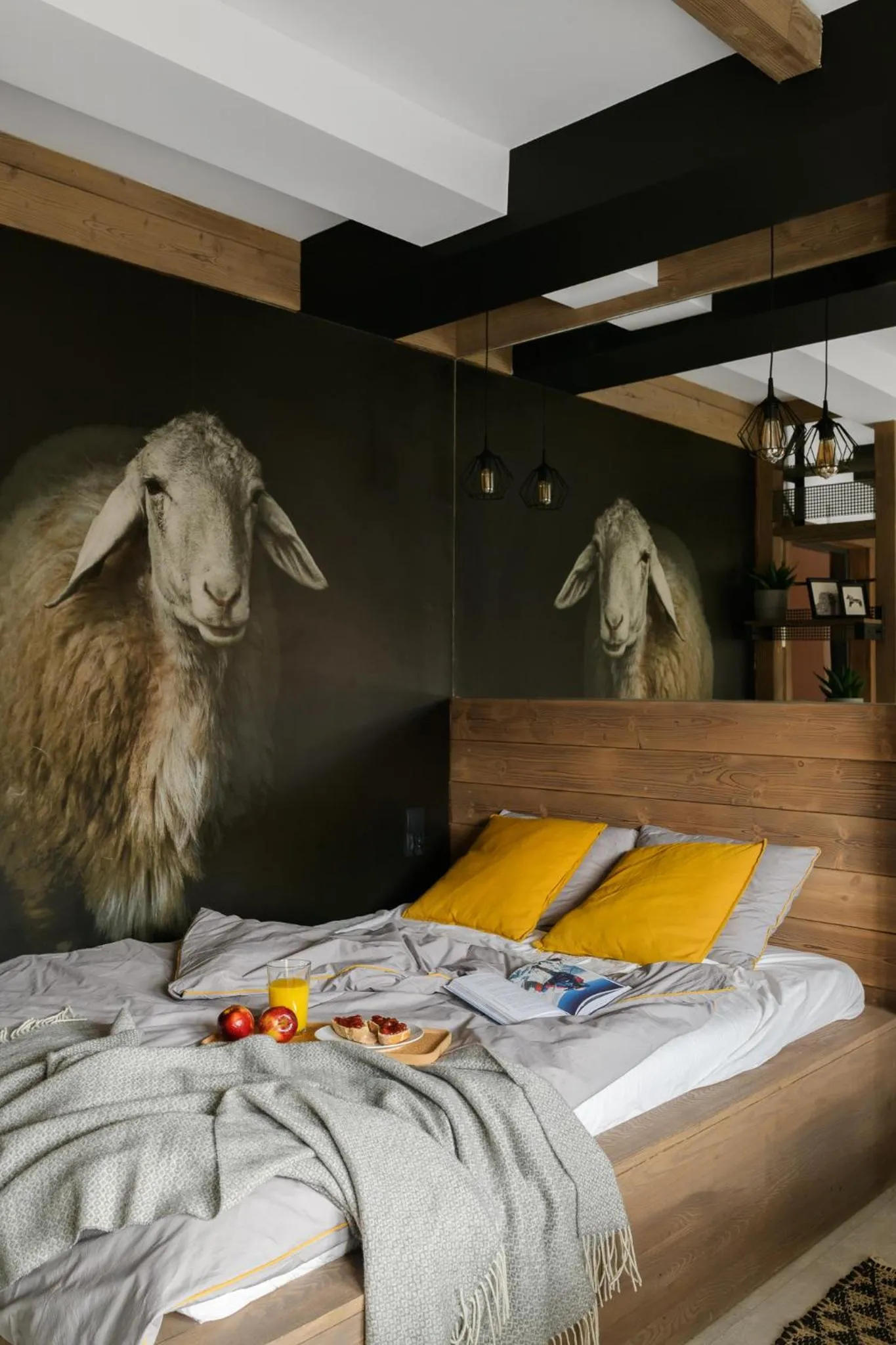 Bed in Aparthotel Narciarska 2