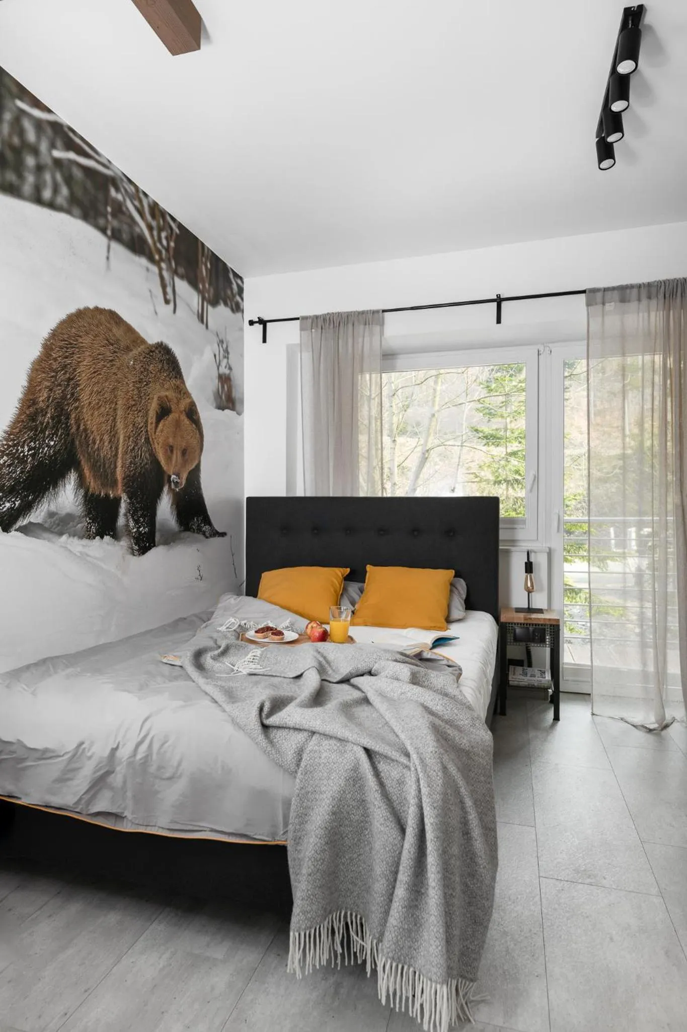 Bed in Aparthotel Narciarska 2