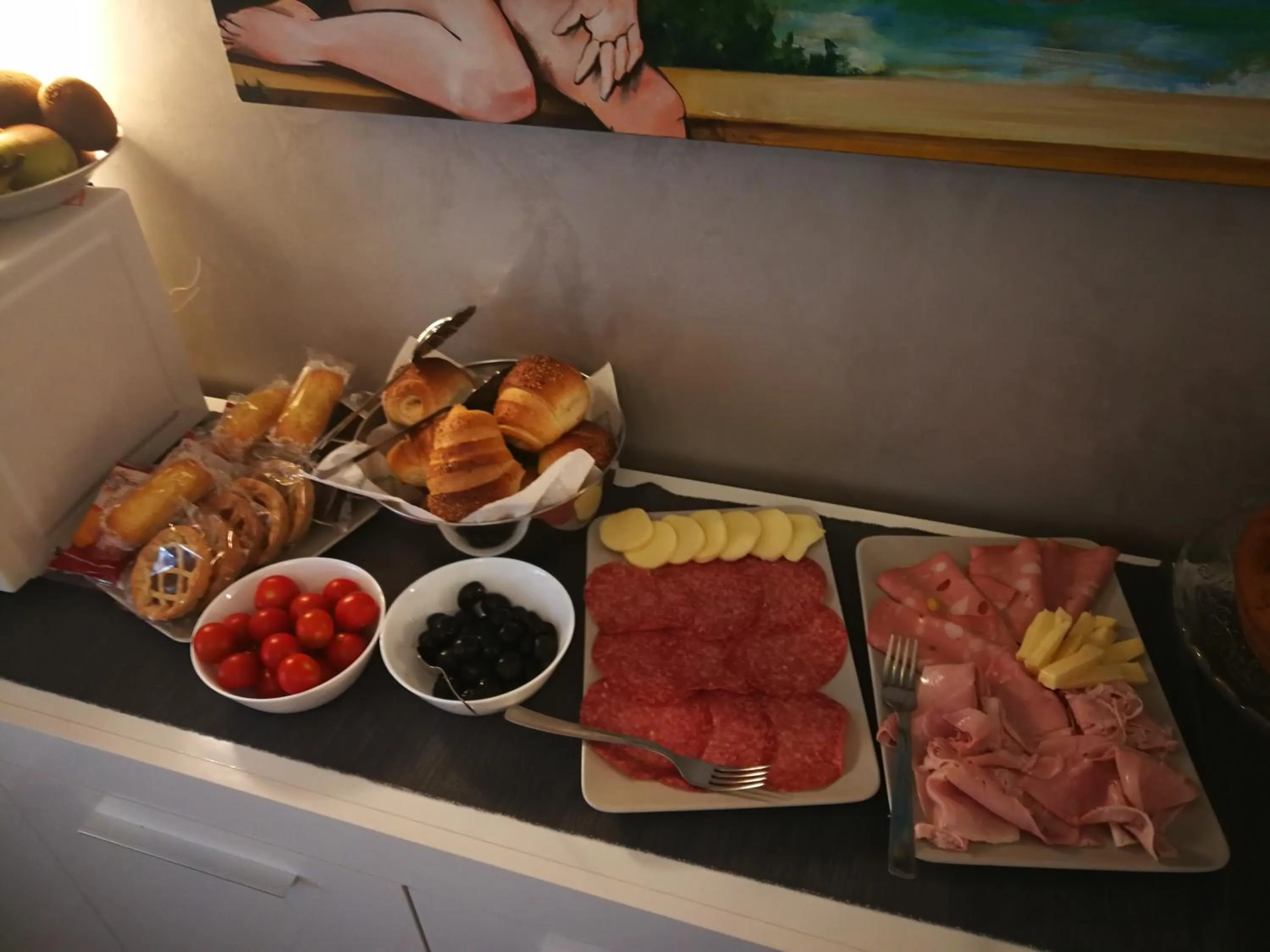 Buffet breakfast in B&B Il Mare degli Dei