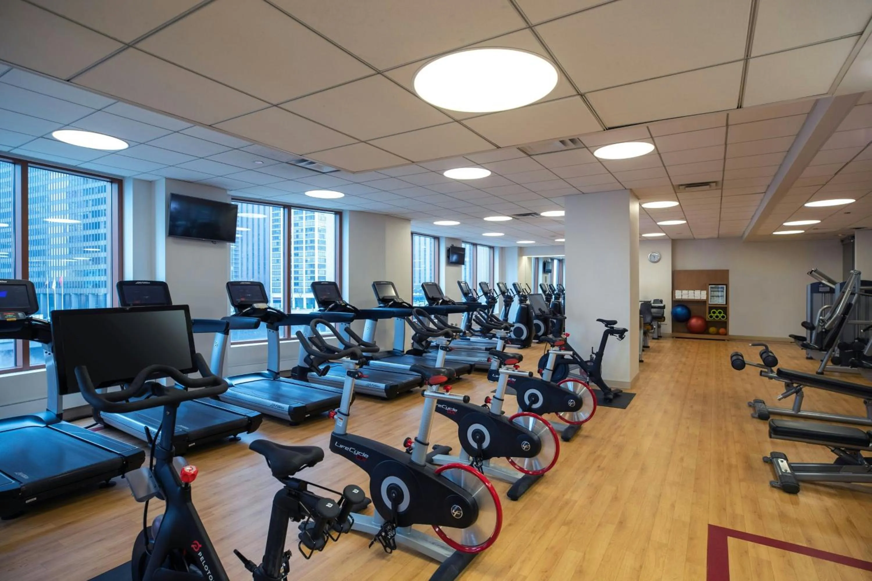 Fitness centre/facilities in Sheraton Grand Chicago Riverwalk