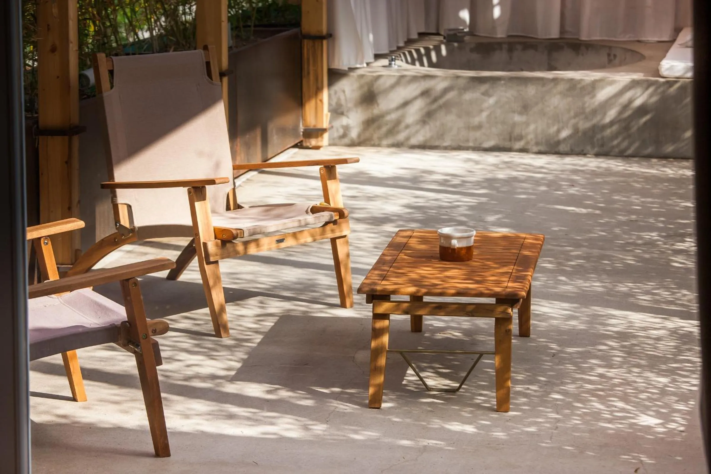 Patio in Praia Art Resort - Small Luxury Hotels of the world