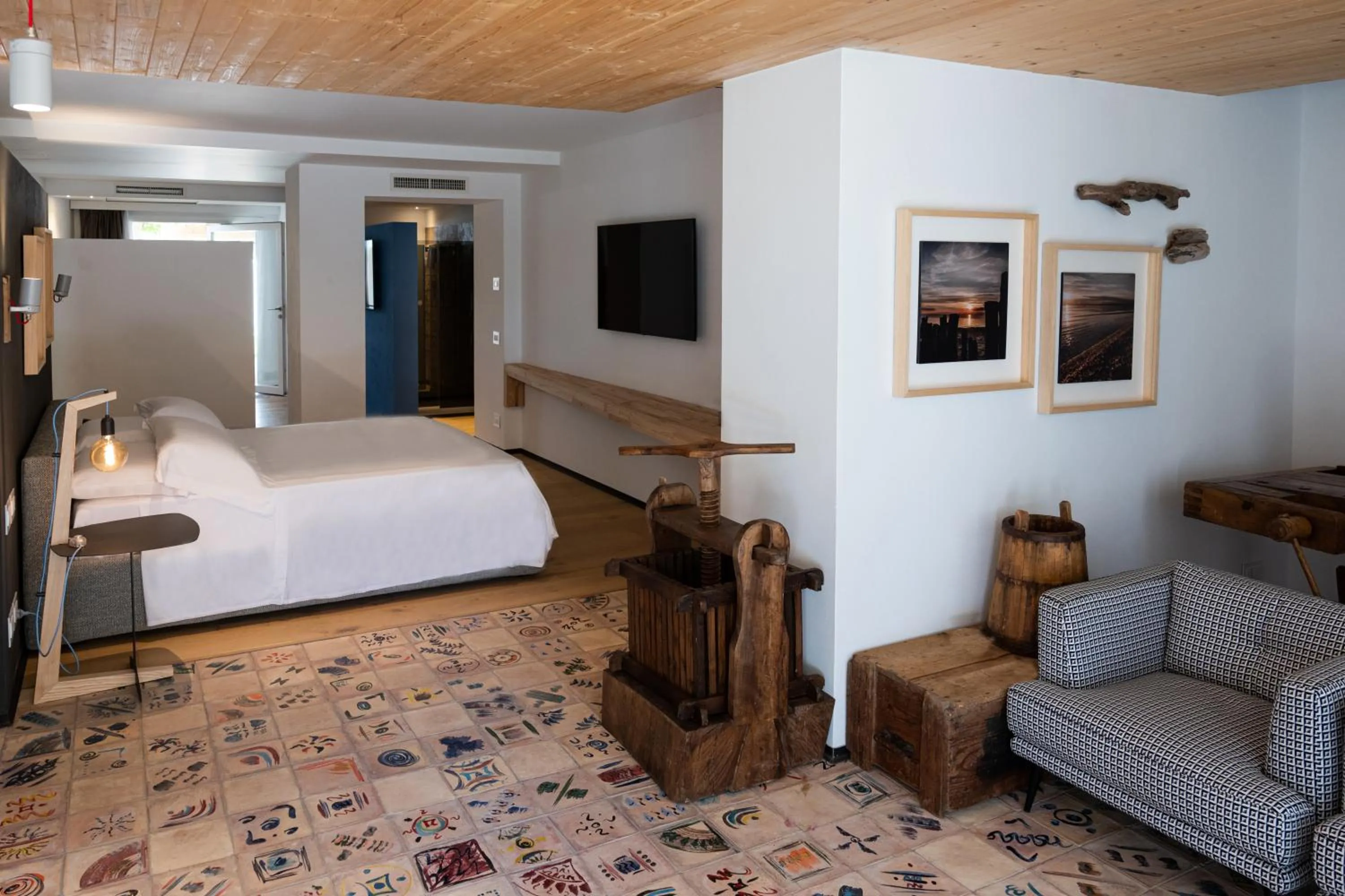 Bed in Praia Art Resort - Small Luxury Hotels of the world