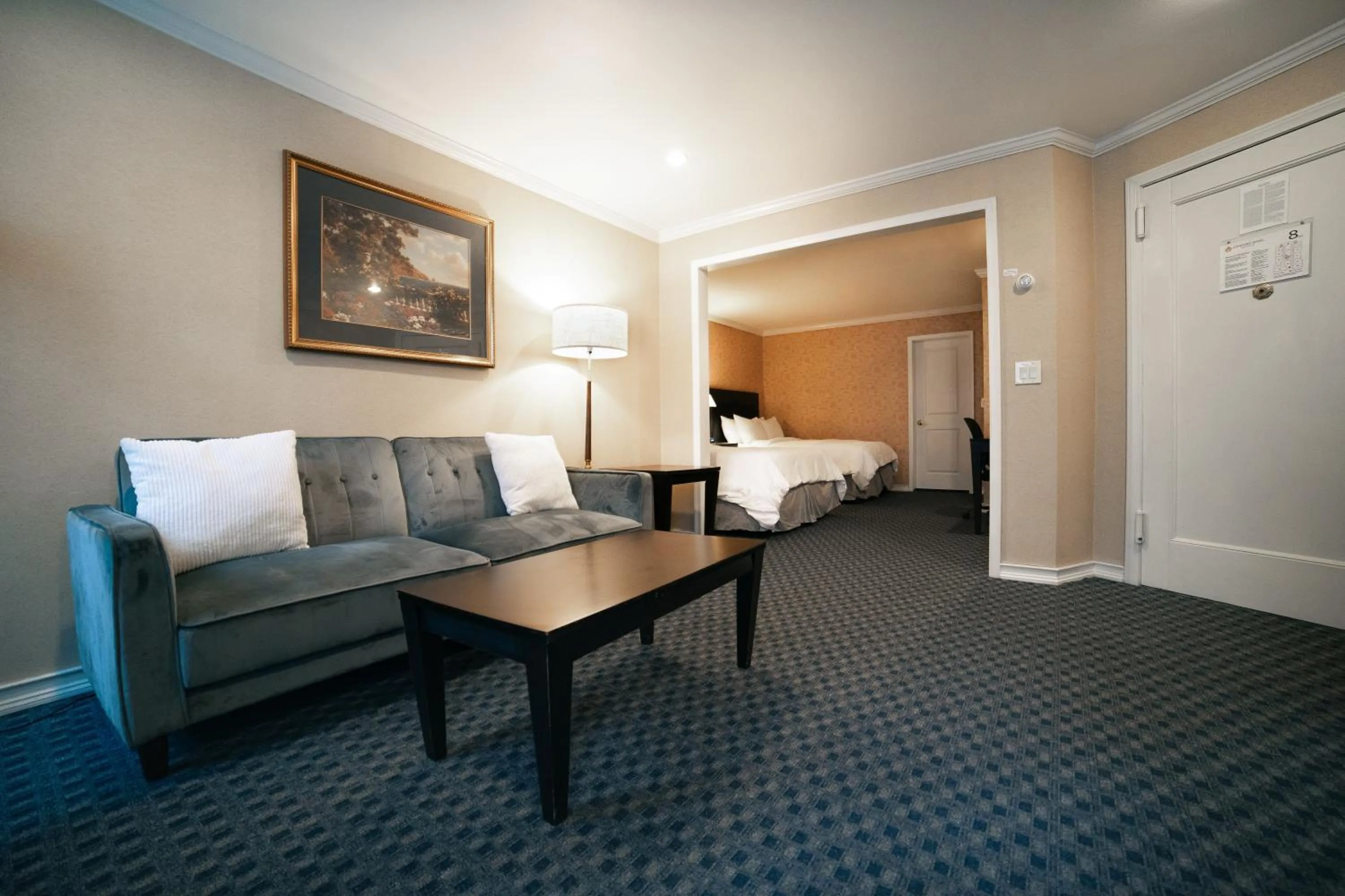 Bed in Hotel Stanford