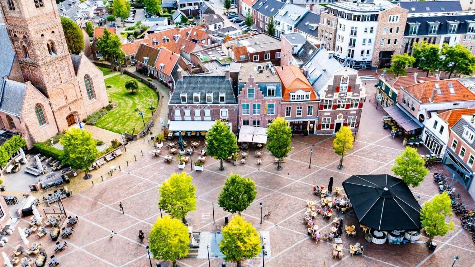 Bird's eye view in Hotel Inn Naeldwyk-Torenburg