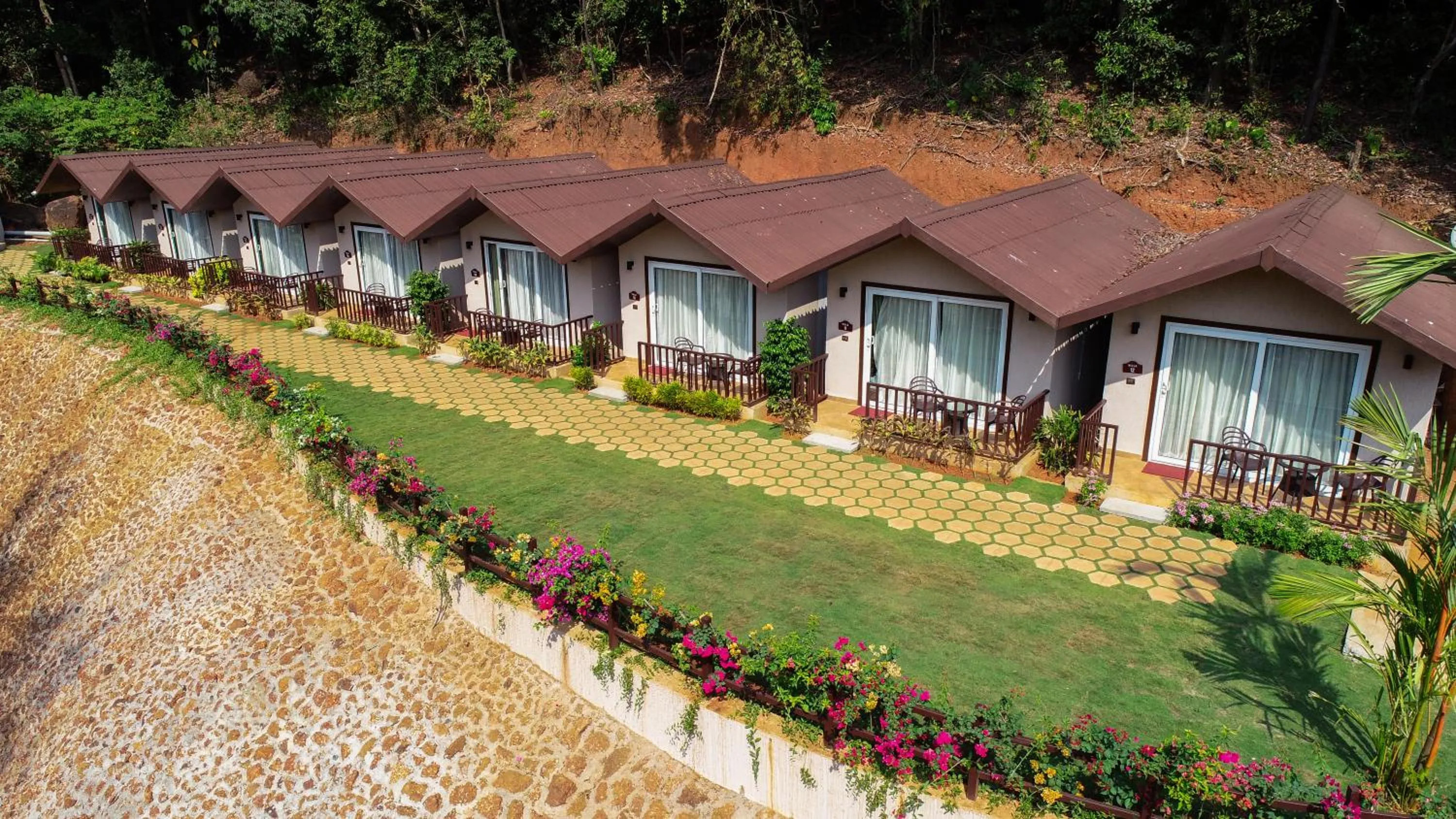 Floor plan in Stone Wood Premier Gokarna