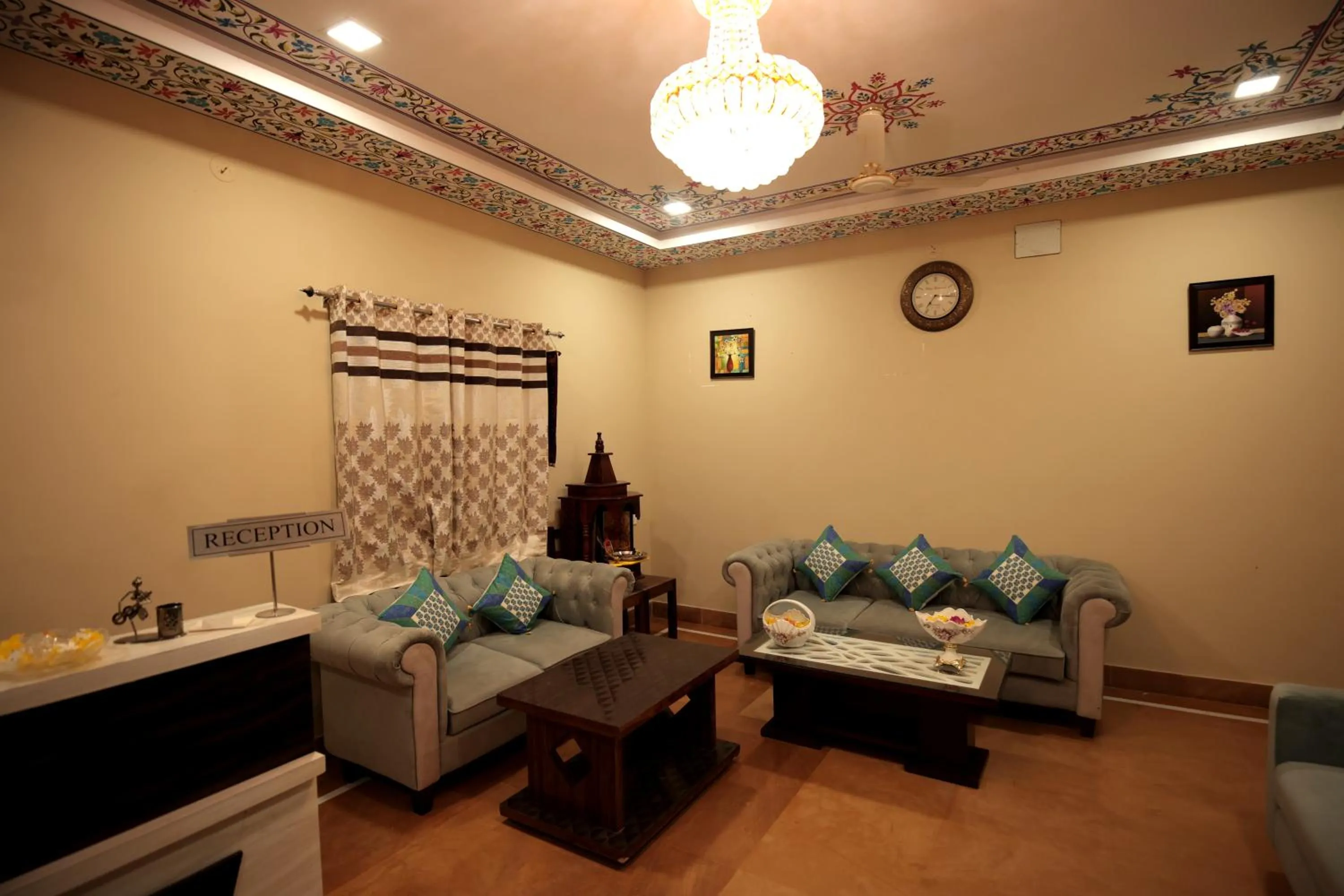 Lobby or reception in Bhavya Resort - Luxury Boutique Desert Camp