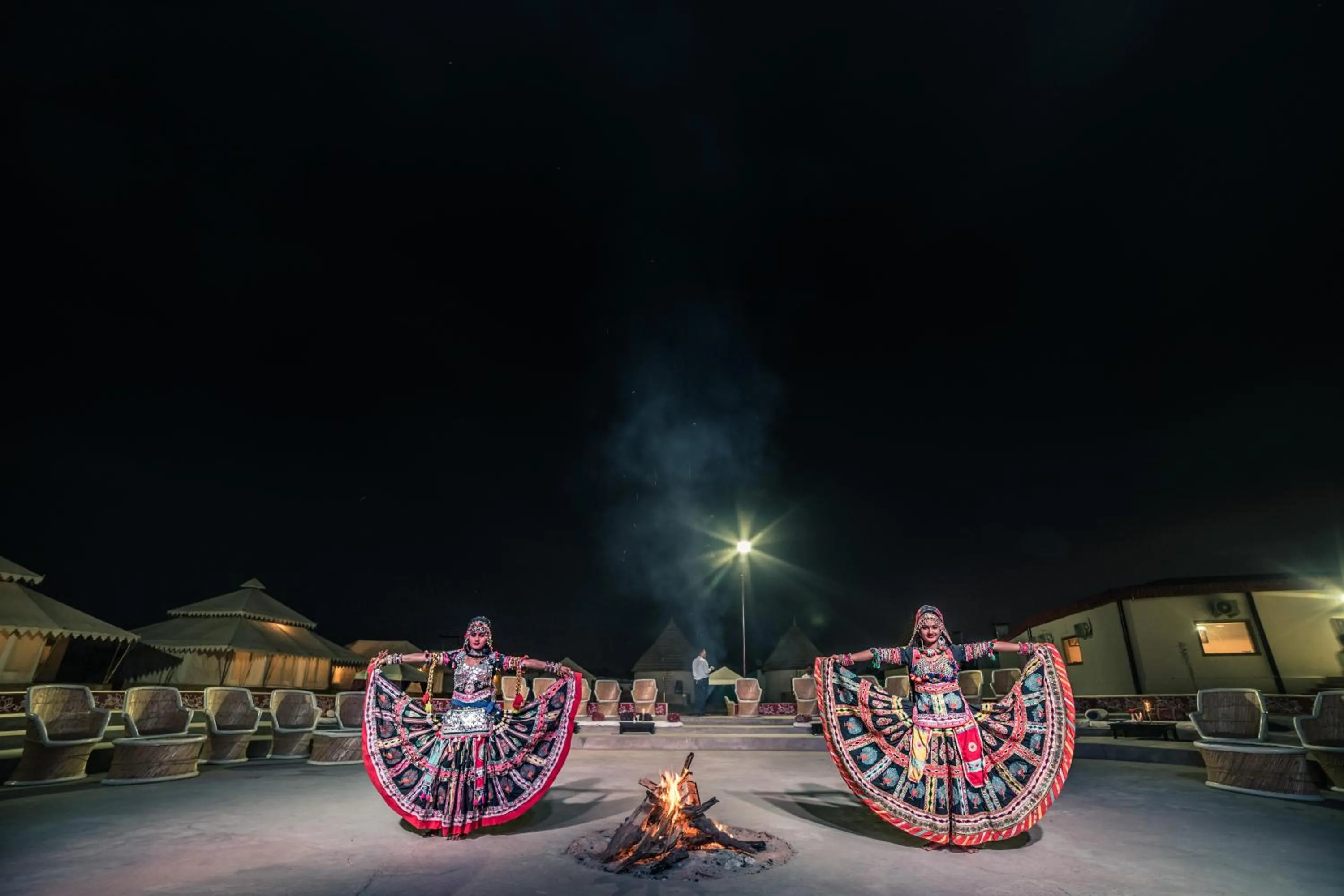 Night in Bhavya Resort - Luxury Boutique Desert Camp