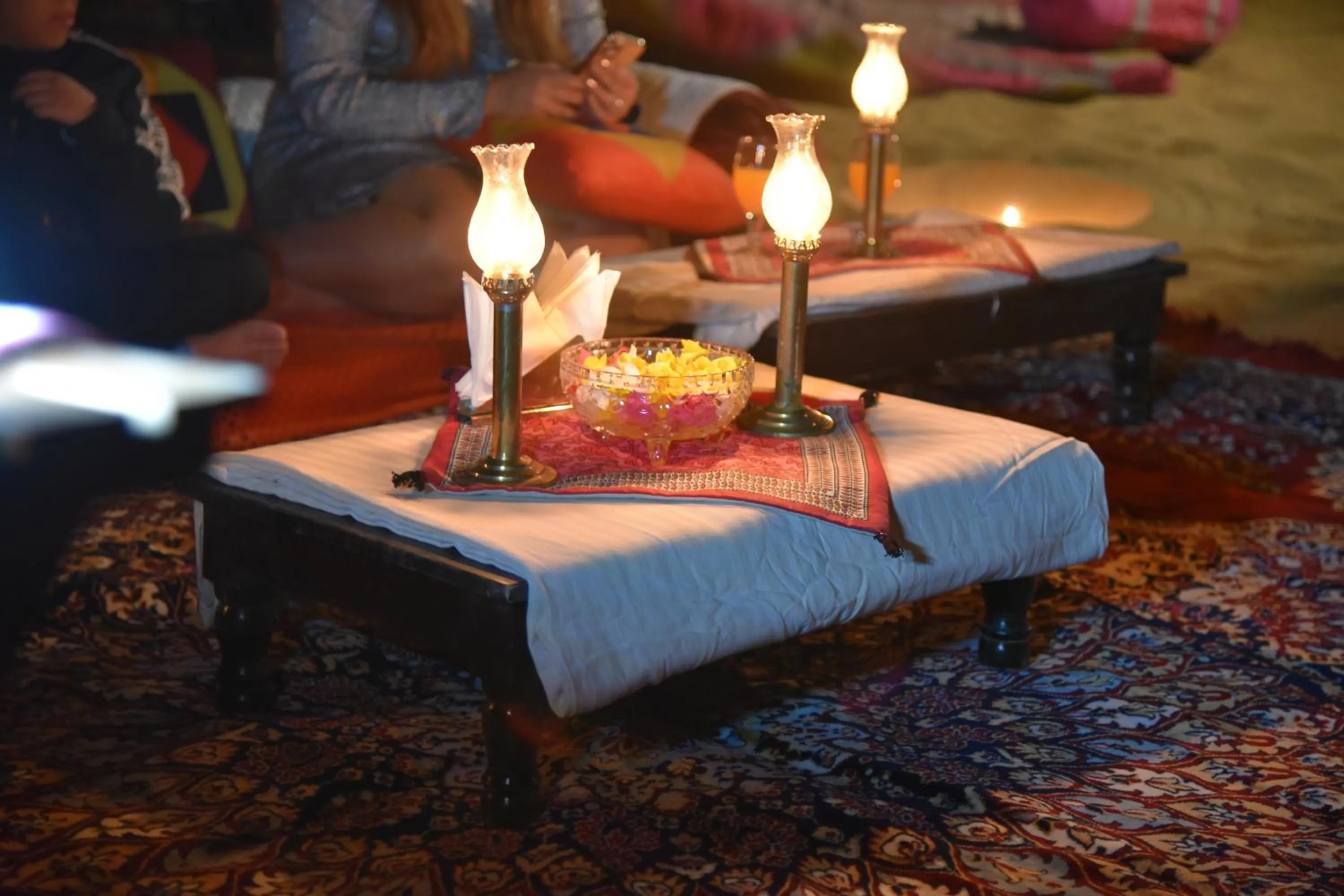 Food and drinks in Bhavya Resort - Luxury Boutique Desert Camp