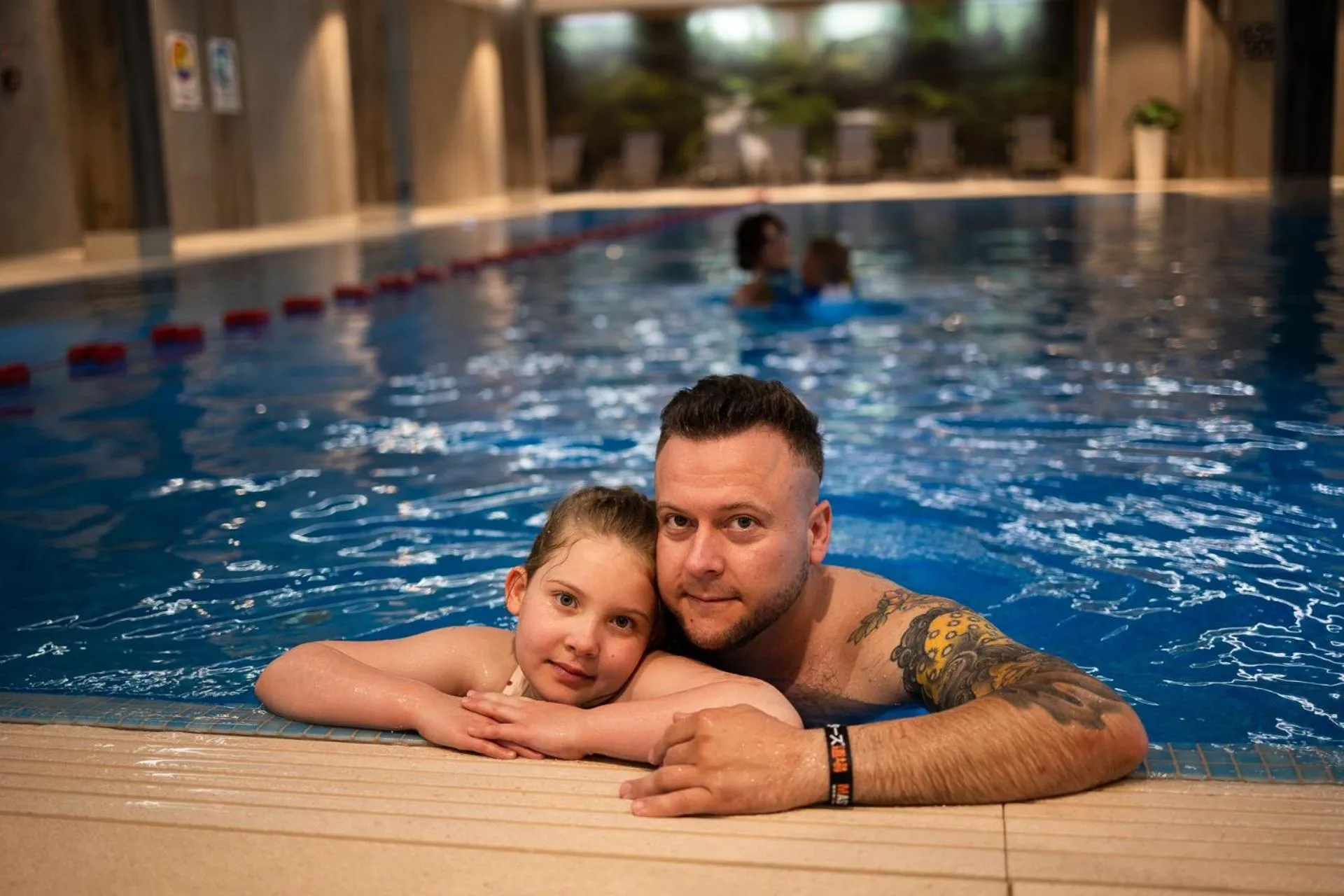 Swimming pool in Platinum Apartments