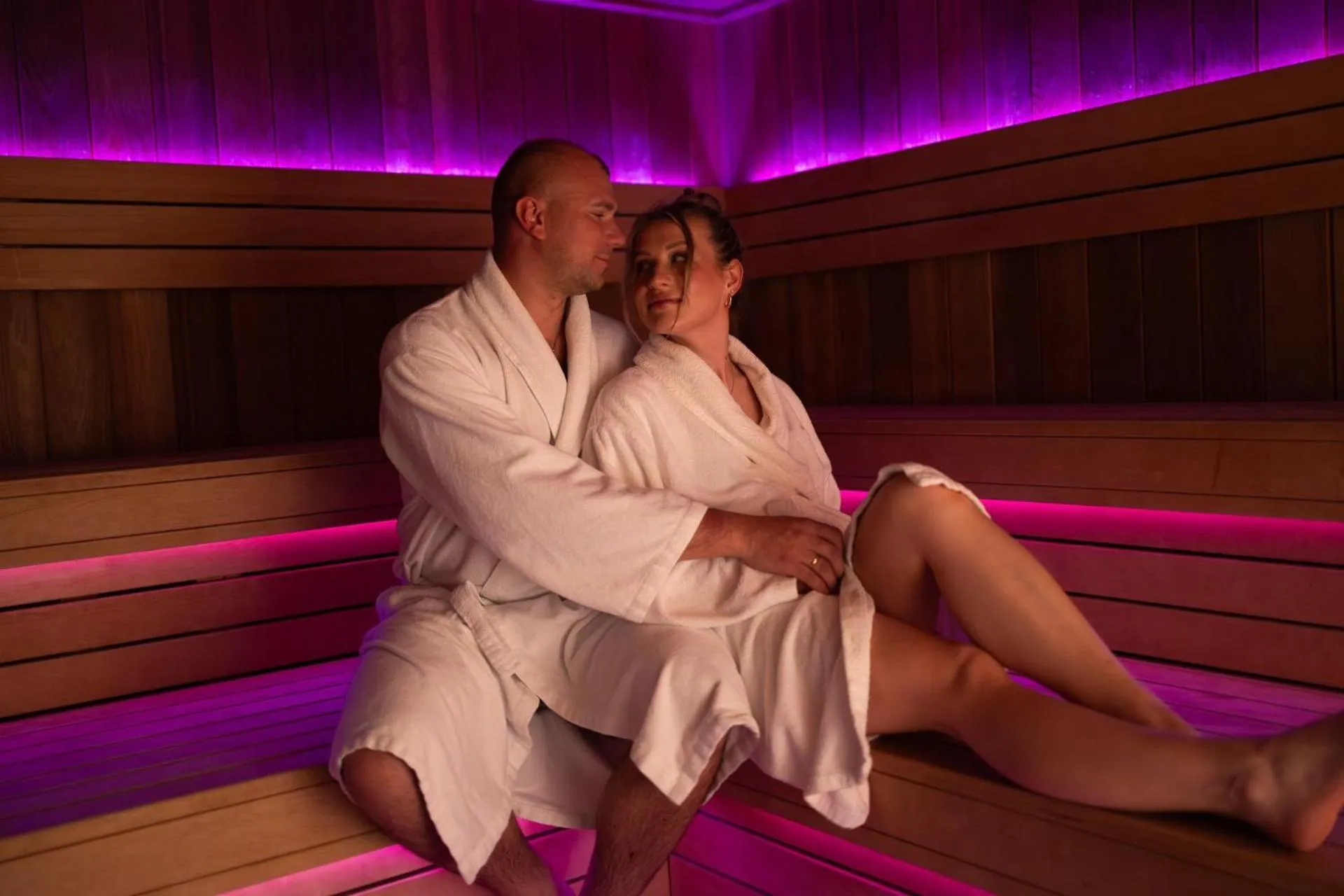 Sauna in Platinum Apartments