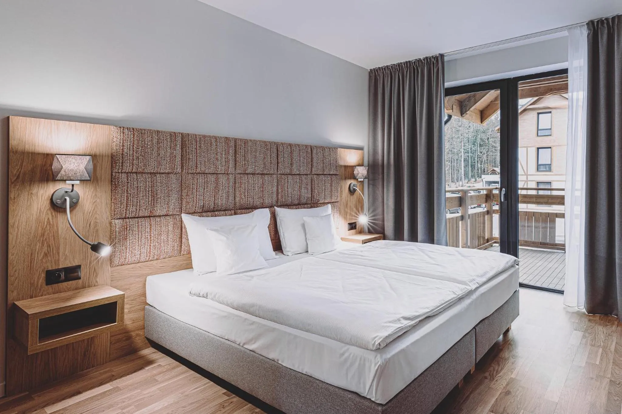 Bed in Platinum Apartments