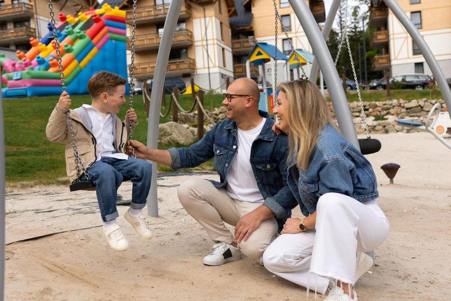 Children play ground in Platinum Apartments