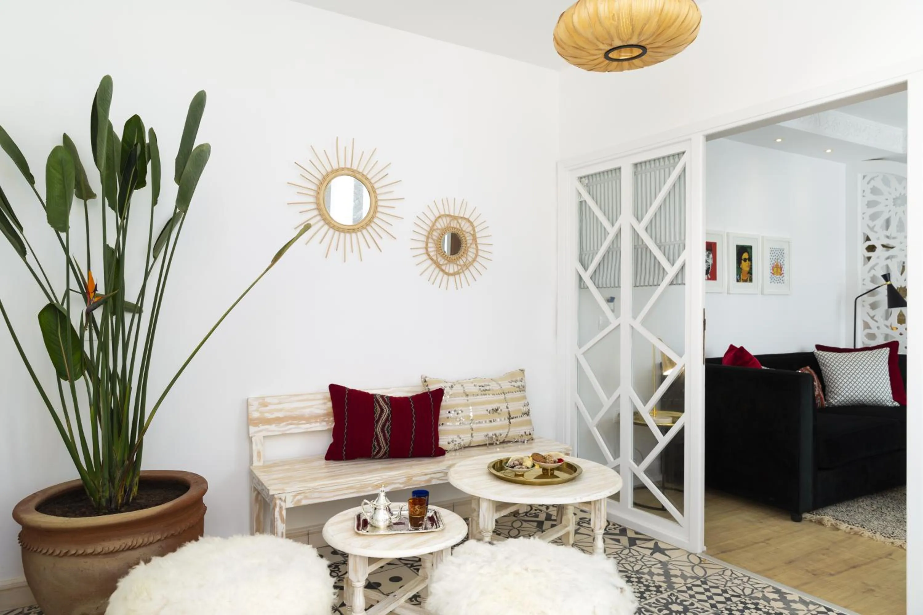 Decorative detail in Suite Azur Hotel