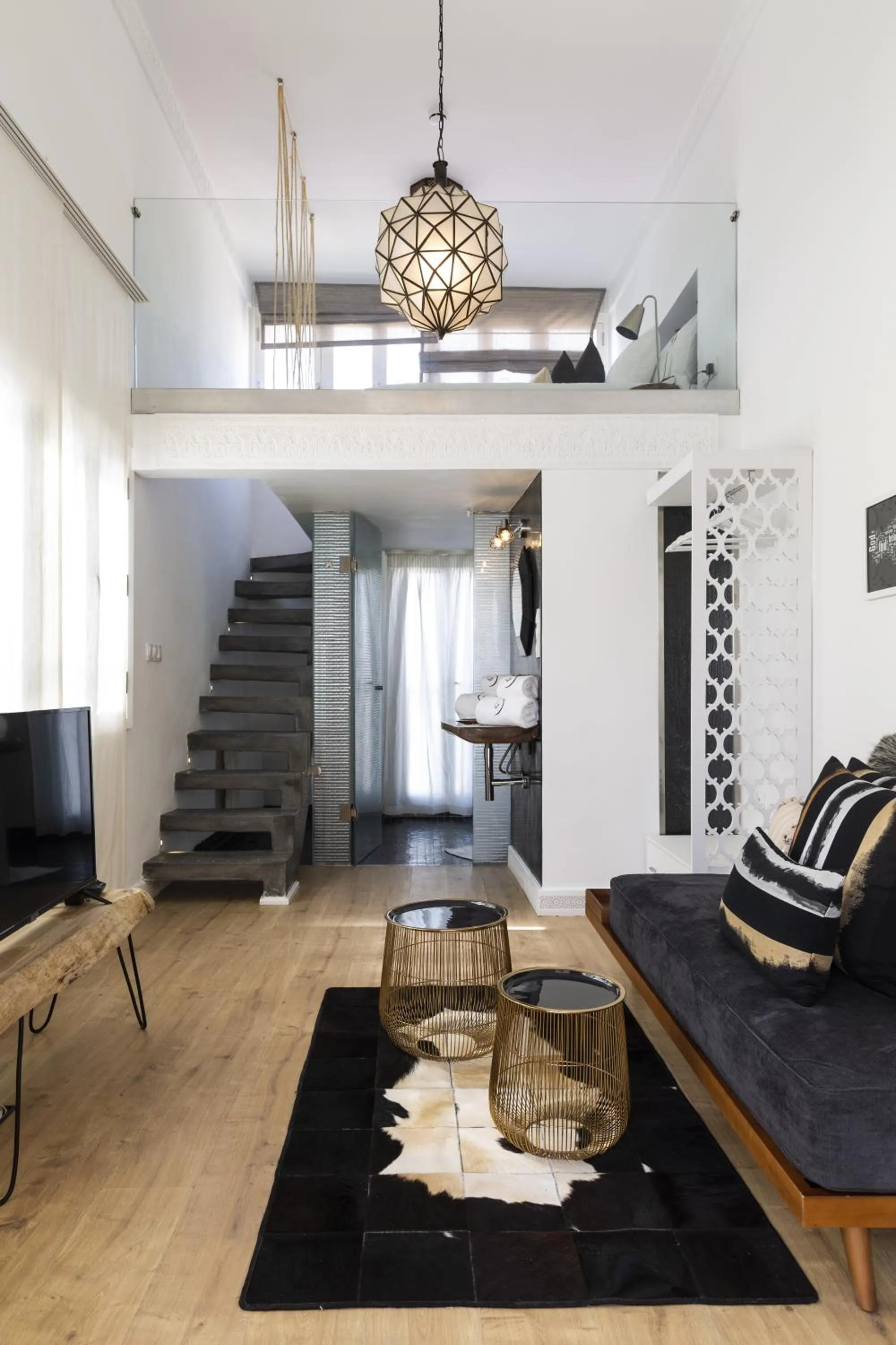 Living room in Suite Azur Hotel