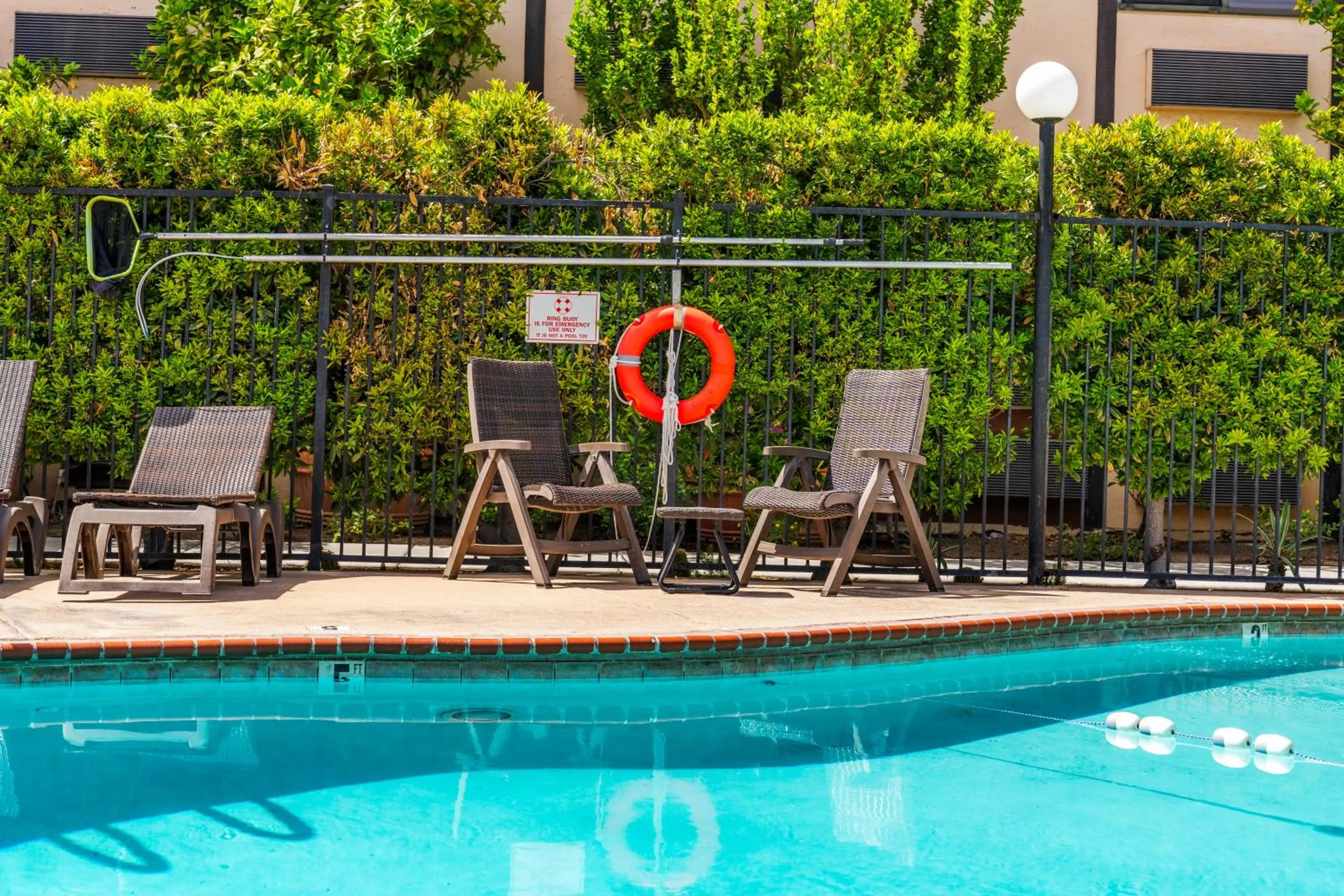 Pool view in Ellis Island Hotel Casino & Brewery
