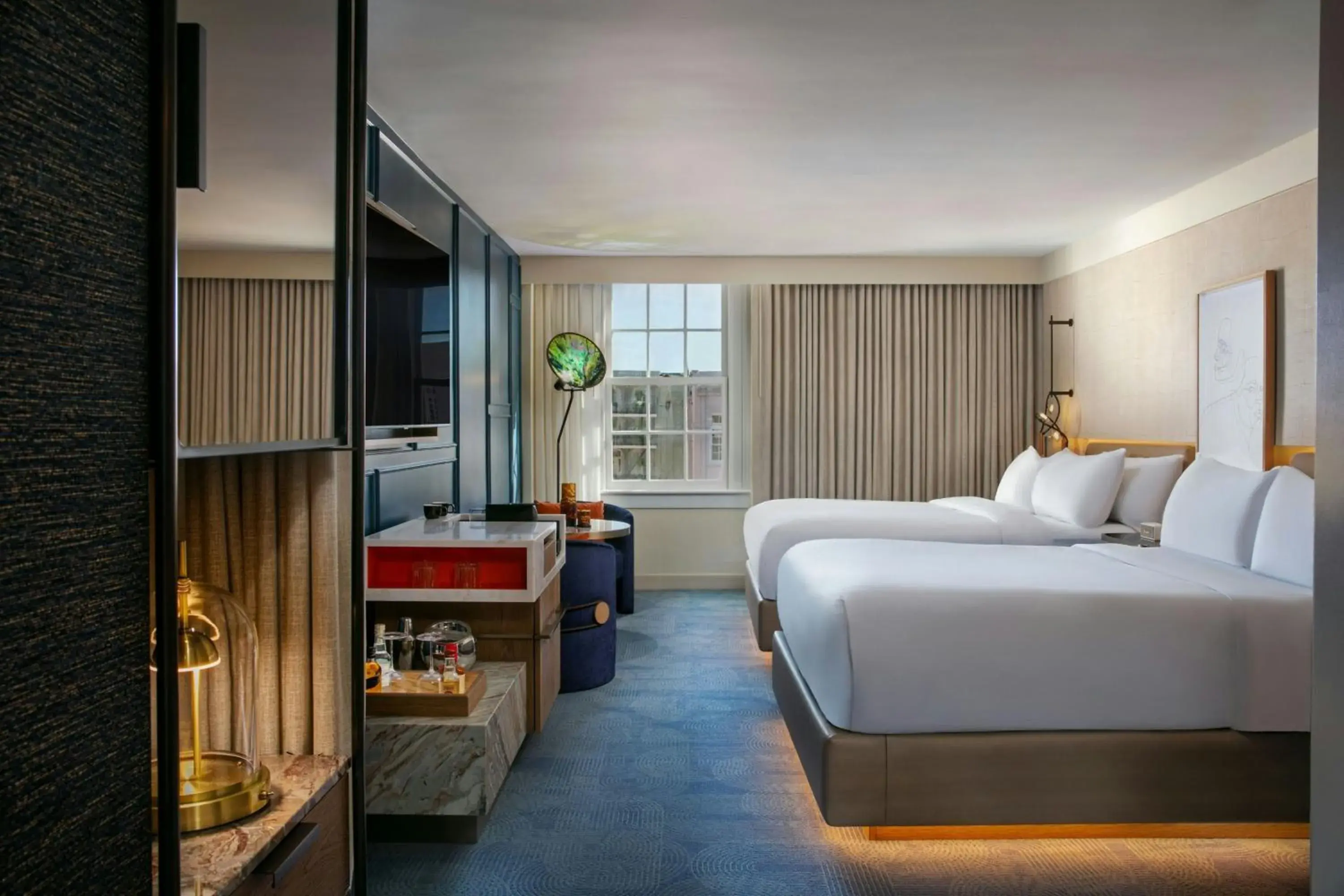 Queen Room with Two Queen Beds in Hotel de la Poste - French Quarter, A Renaissance Hotel Queen Room with Two Queen Beds in Hotel de la Poste - French Quarter, A Renaissance Hotel