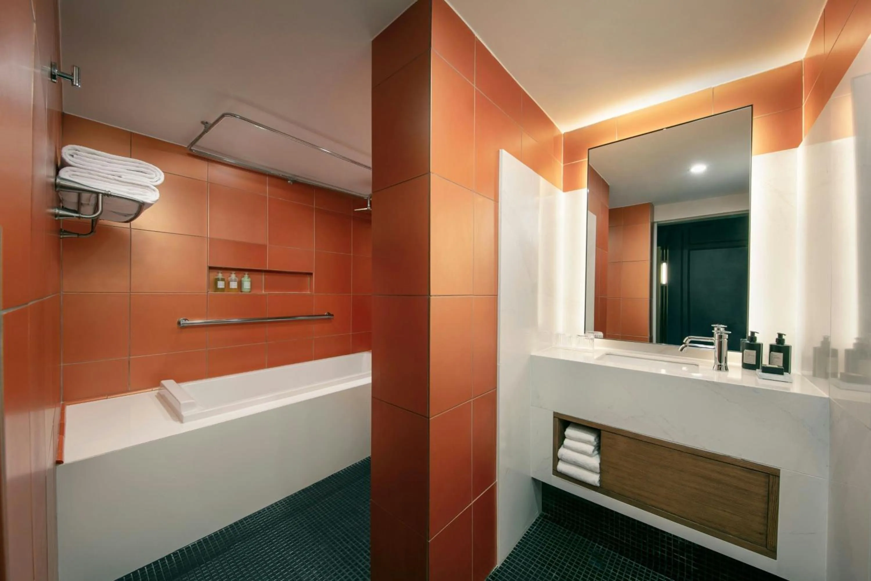 Bathroom in Hotel de la Poste - French Quarter, A Renaissance Hotel