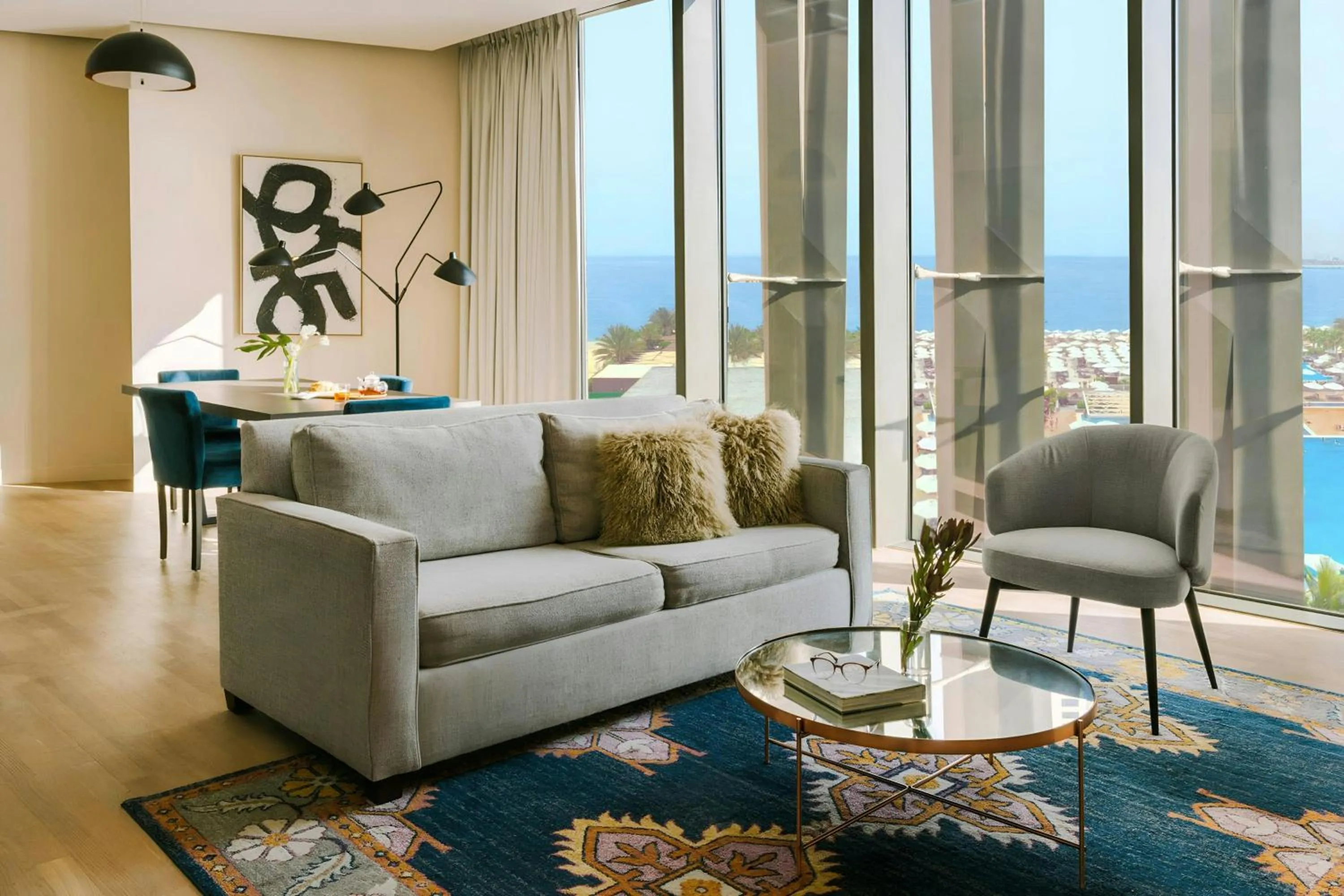 Living room in Sonder by Marriott Bonvoy JBR The Walk Apartments