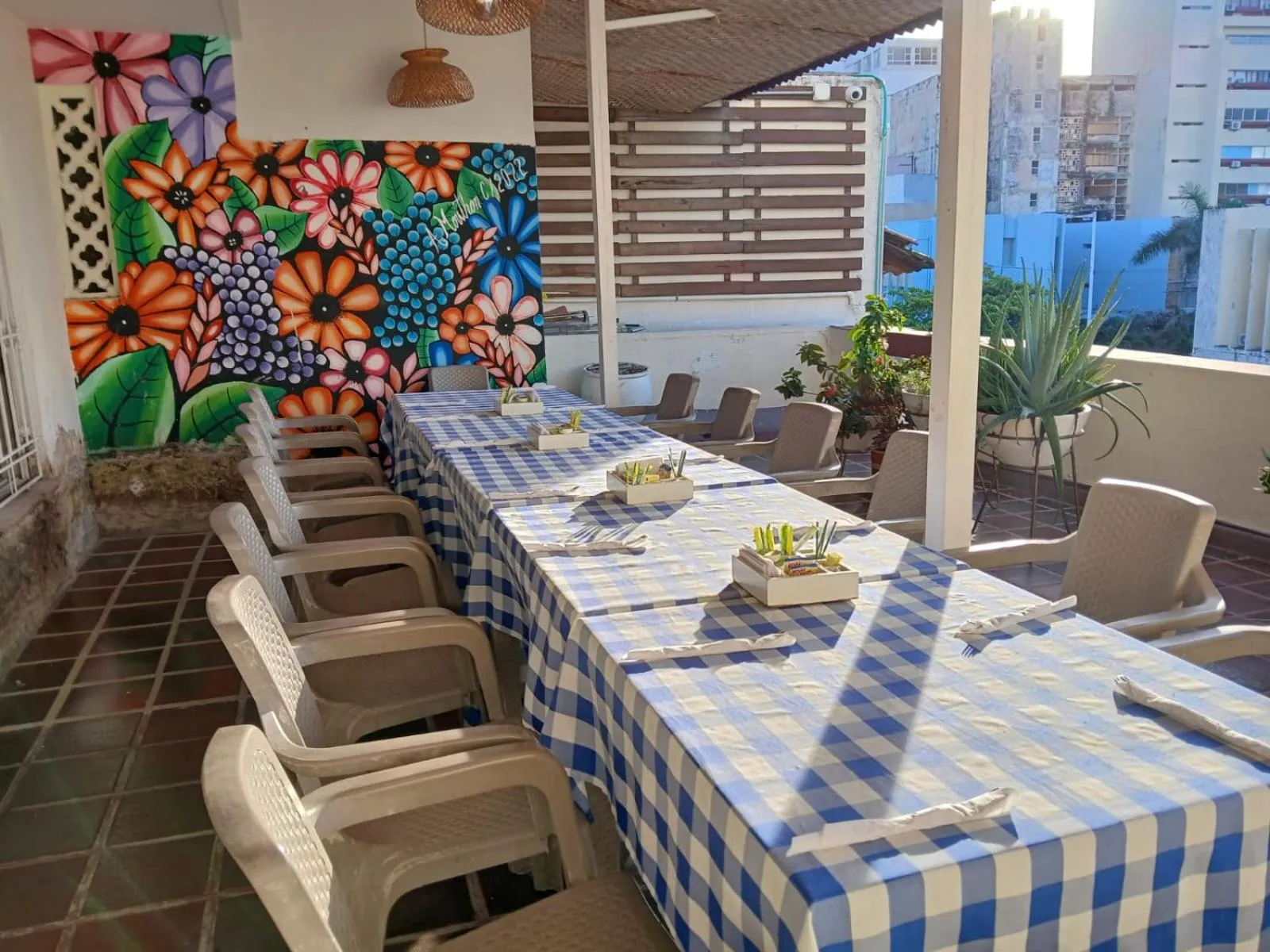 Dining area in Luka Cartagena Hotel