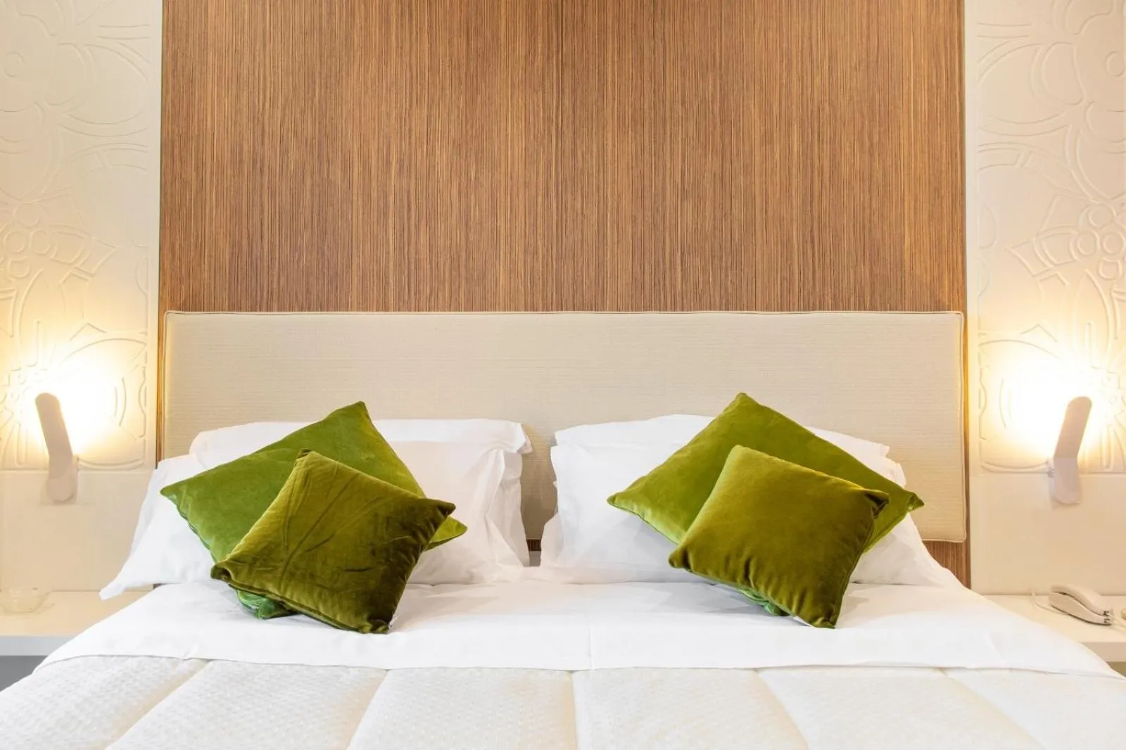 Bed in Hotel Miramare