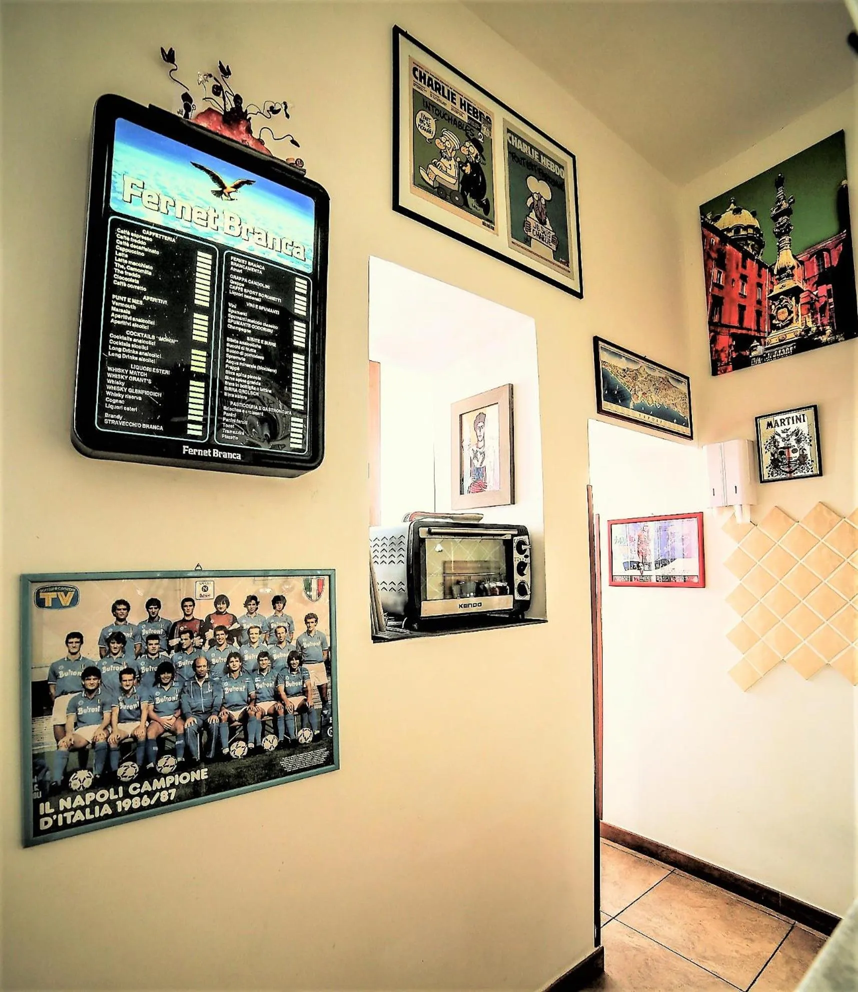 Decorative detail in San Gennaro B&B