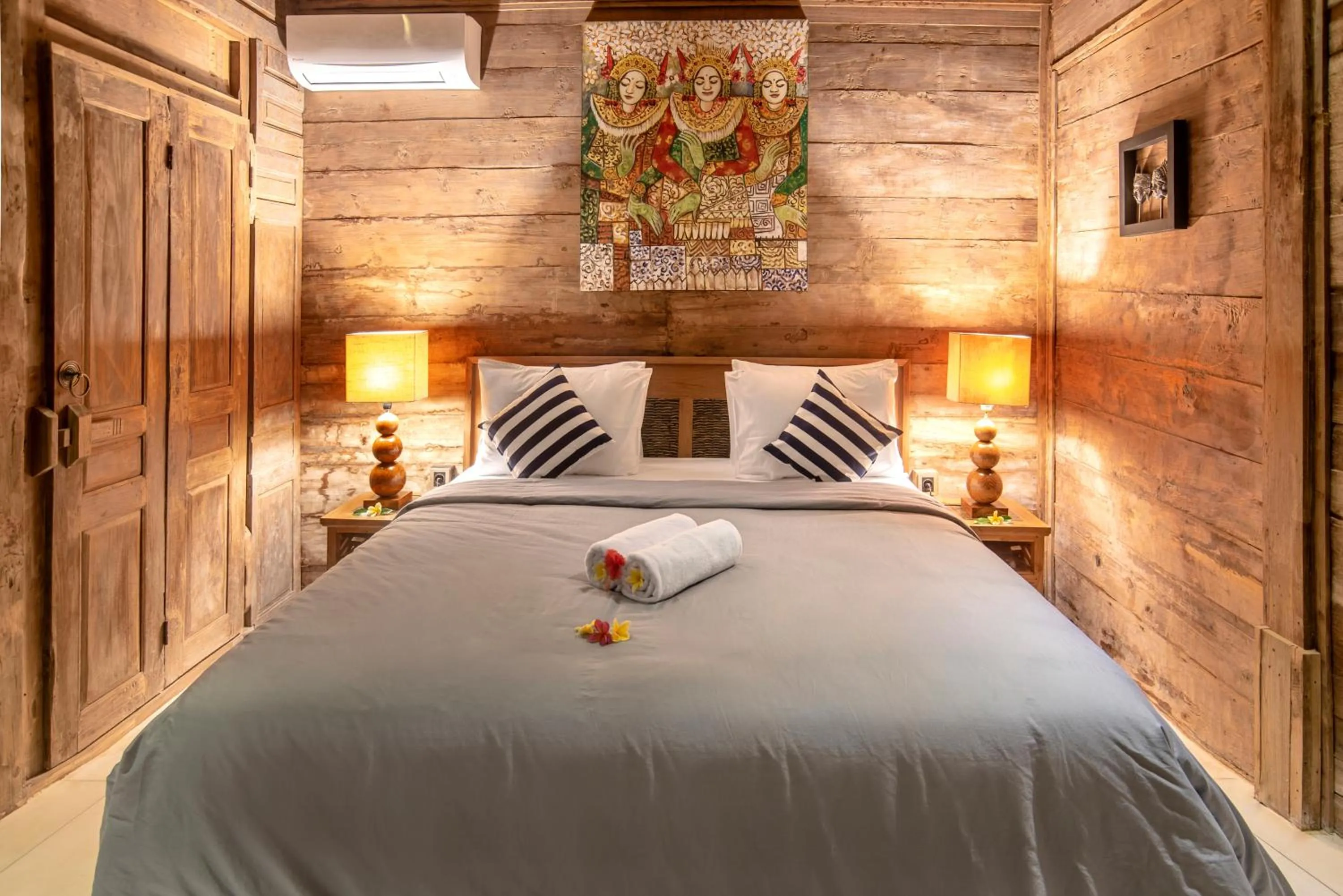 Bed in PNB Bali Villas