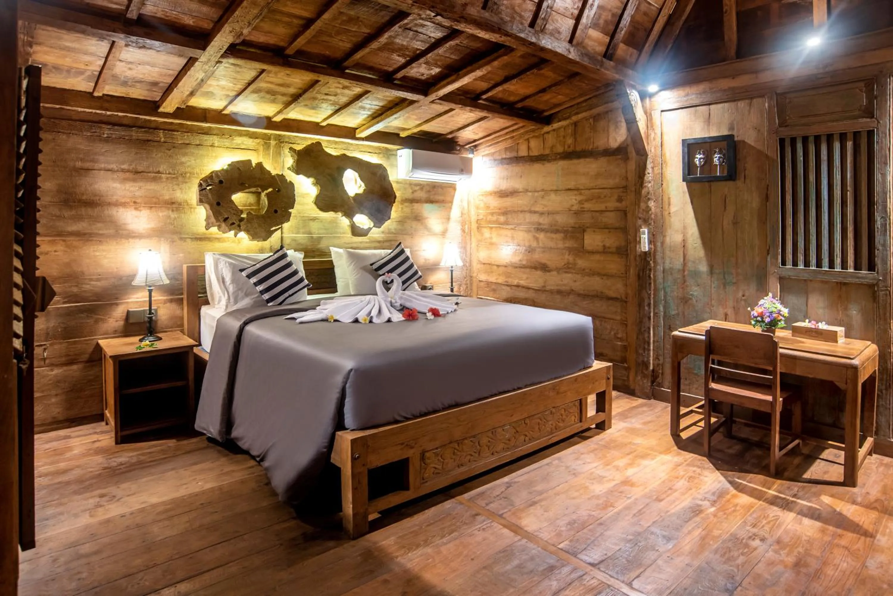 Bed in PNB Bali Villas