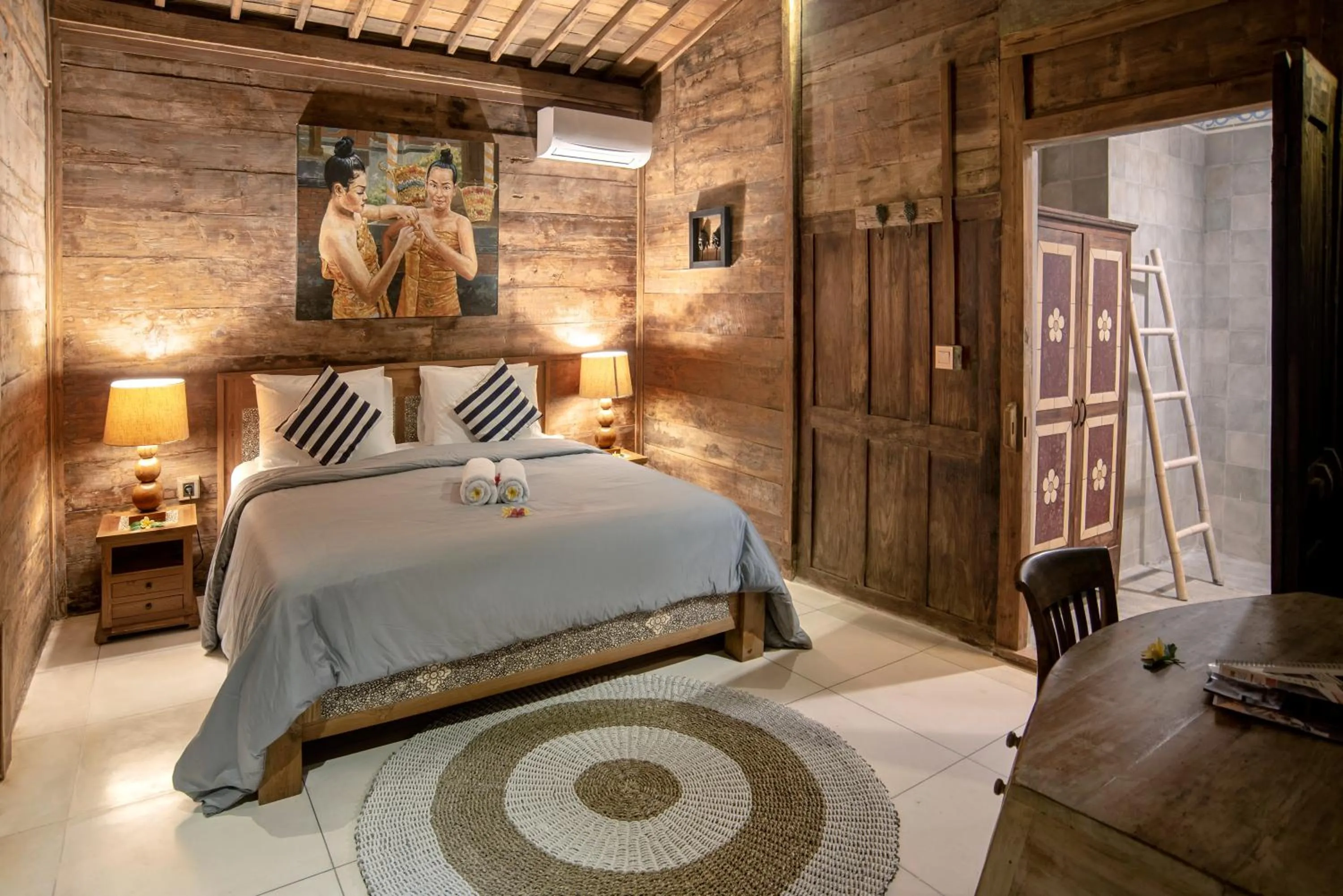 Bed in PNB Bali Villas