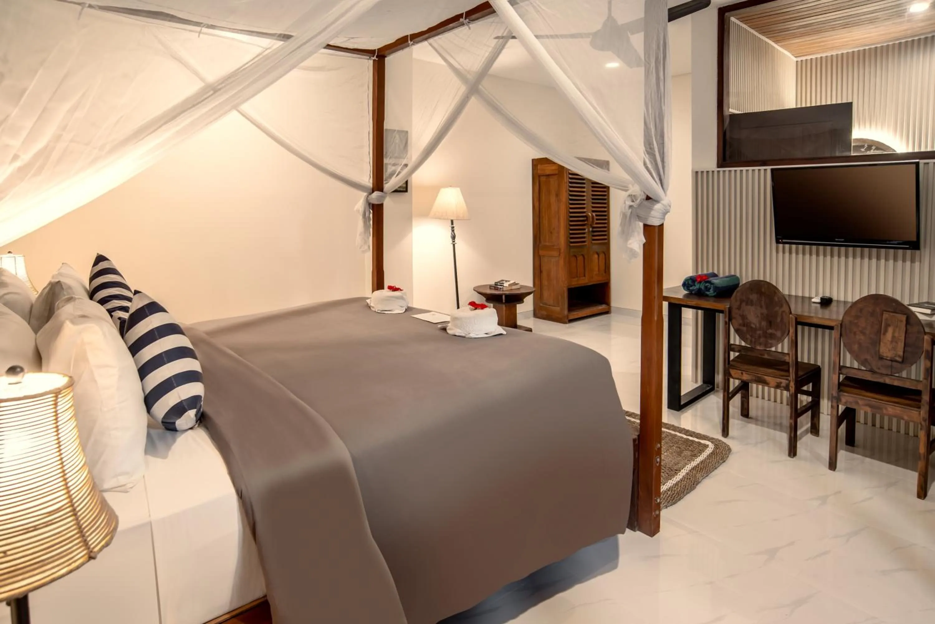 Bed in PNB Bali Villas