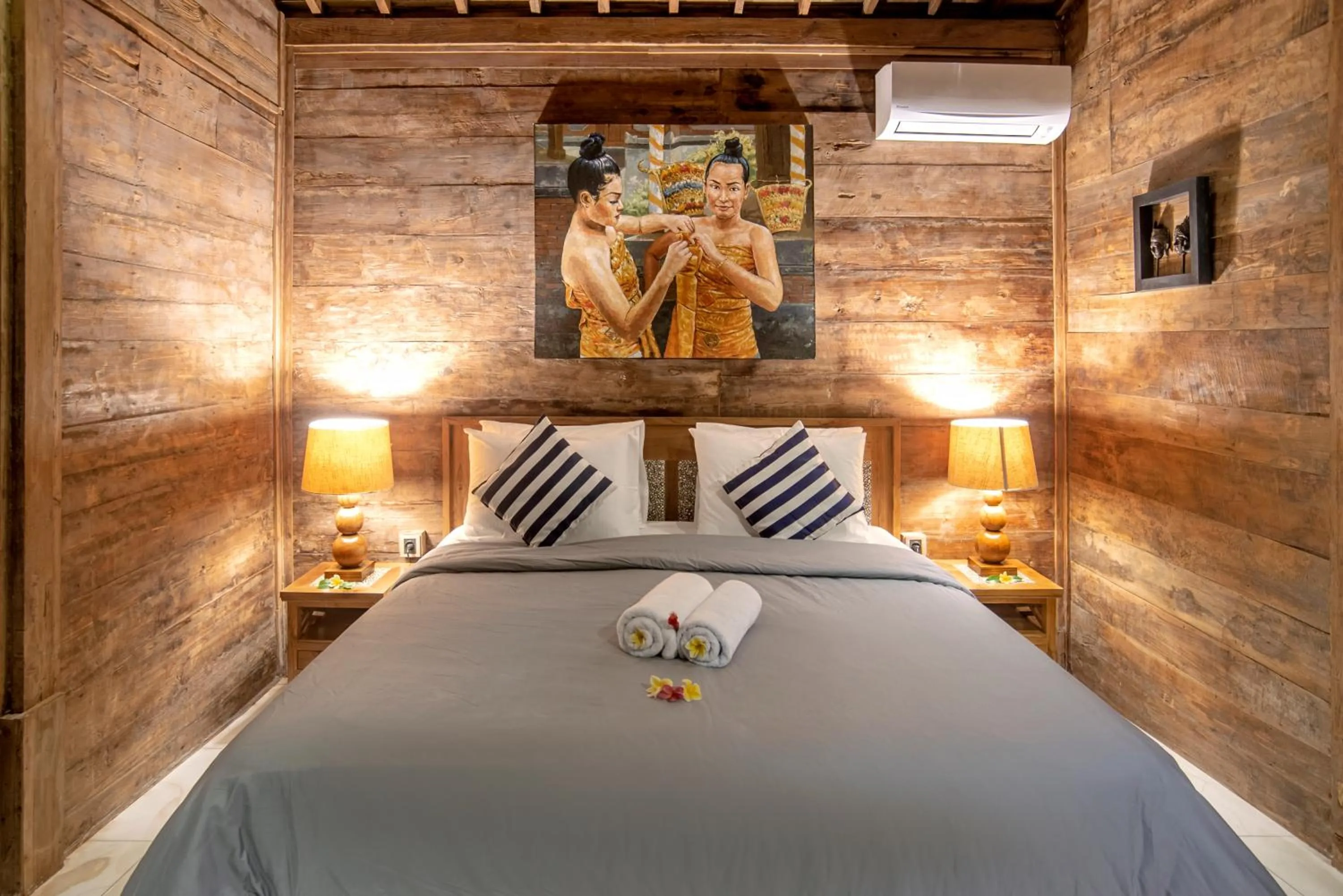 Bed in PNB Bali Villas