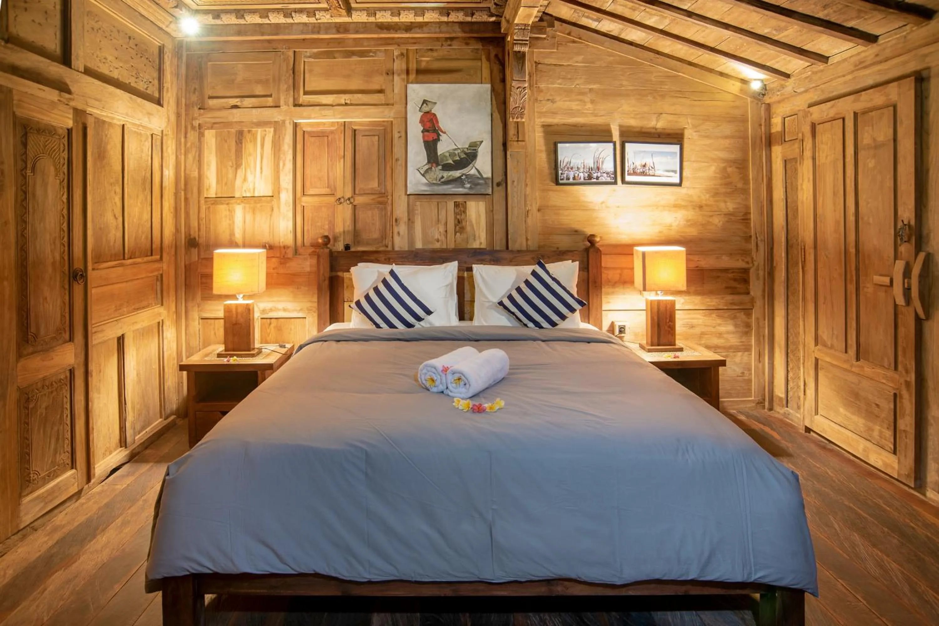 Bed in PNB Bali Villas