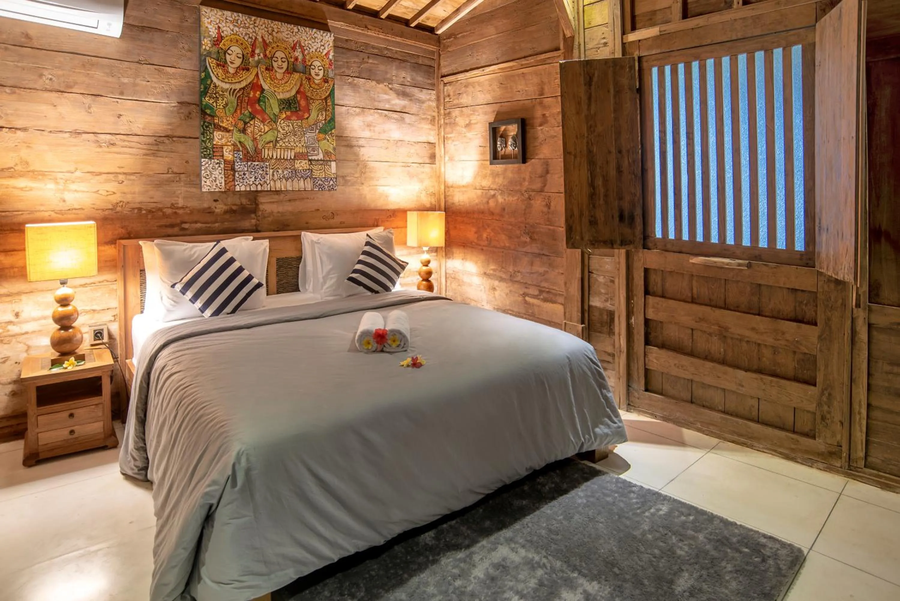 Bed in PNB Bali Villas