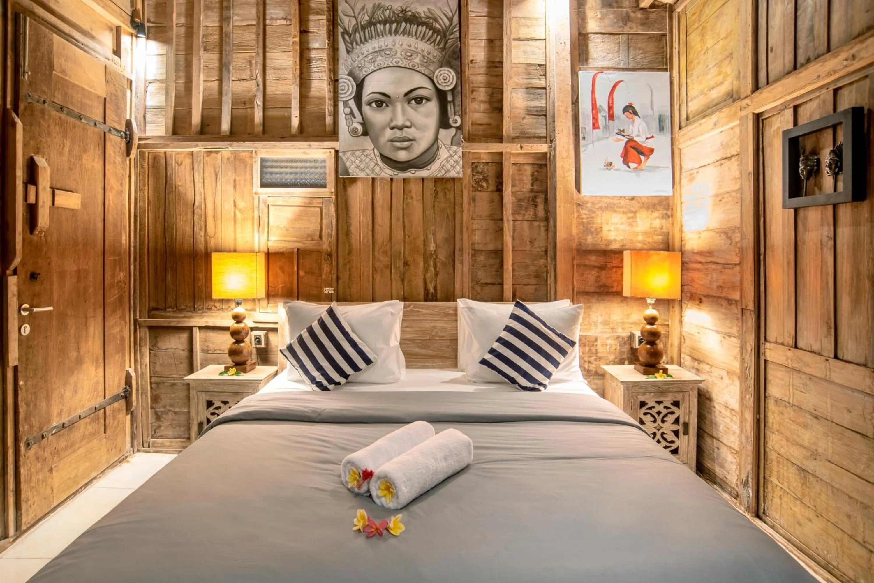 Bed in PNB Bali Villas
