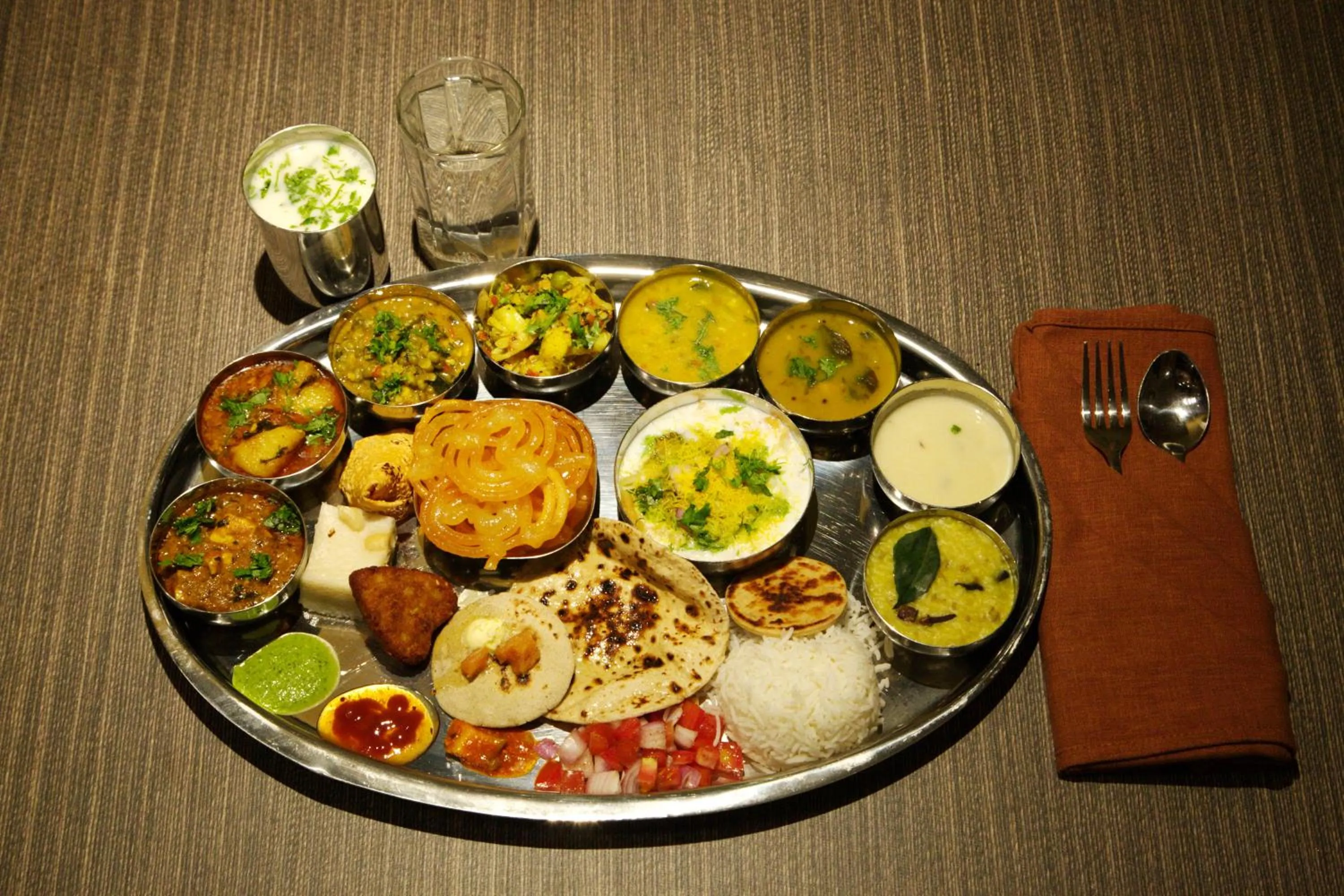 Dinner in Hotel Grand Kadamba
