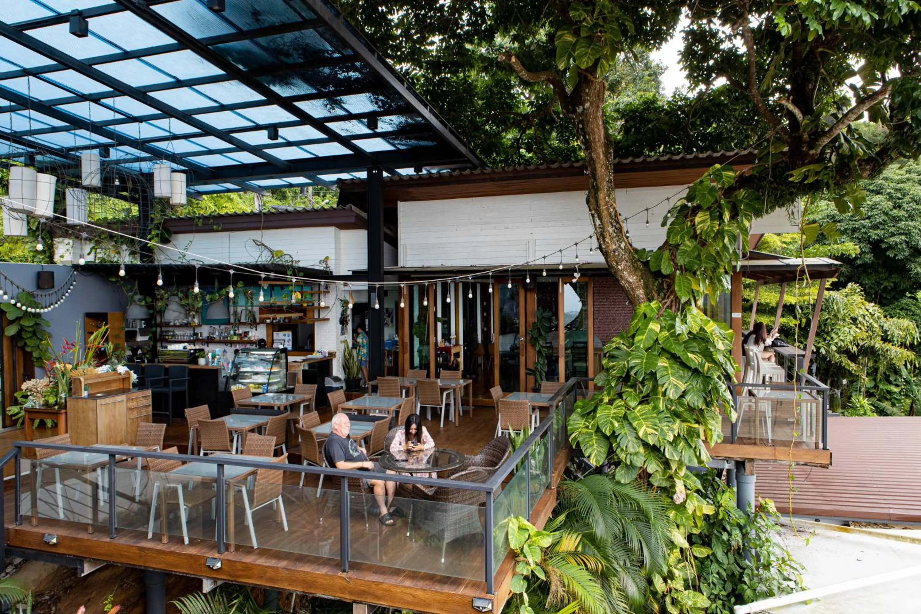 Seating area in Phuket View Coffee and Resort