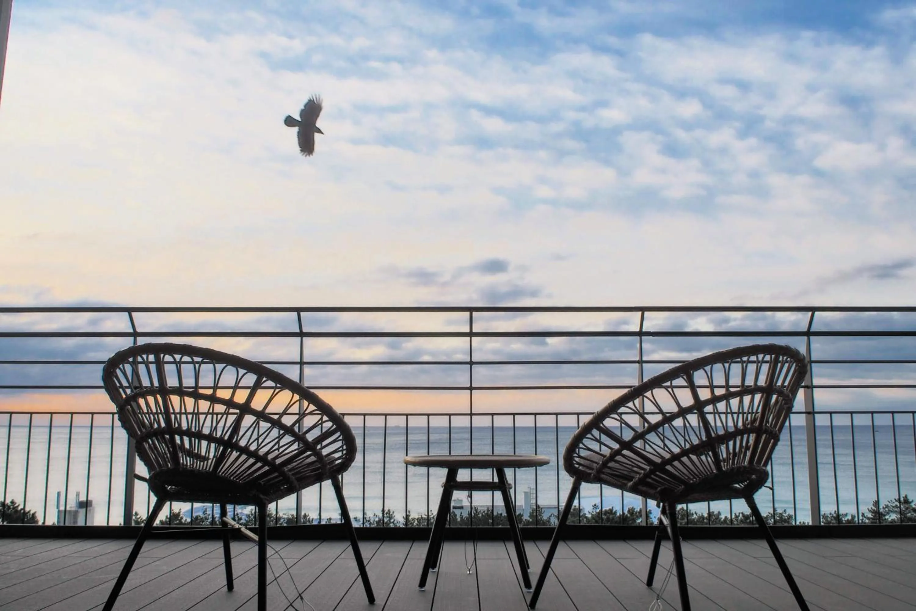 Balcony/Terrace in KAMENOI HOTEL Kamogawa