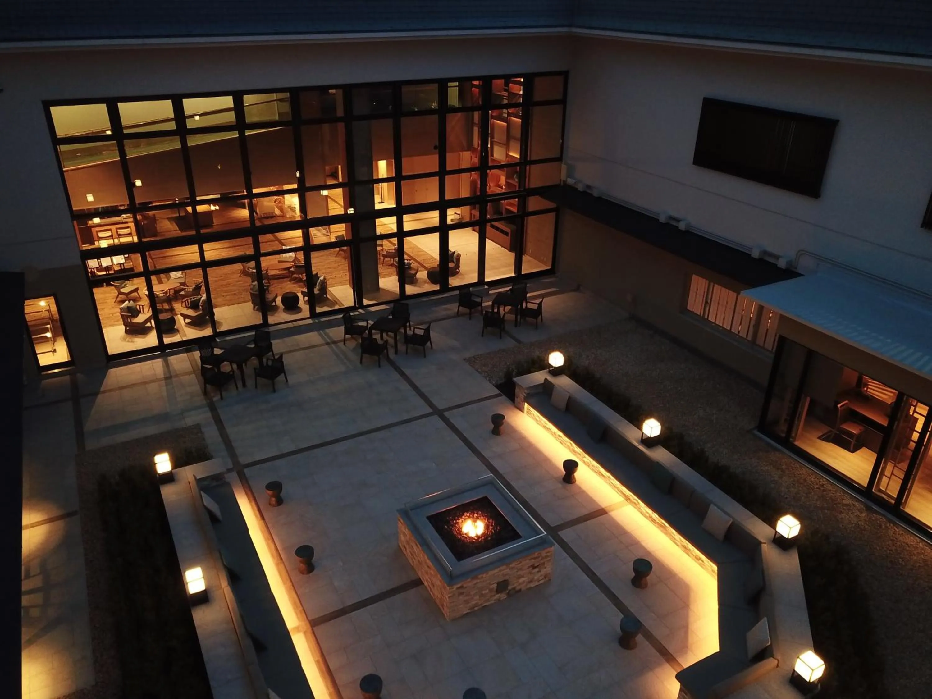 Patio in KAMENOI HOTEL Kamogawa