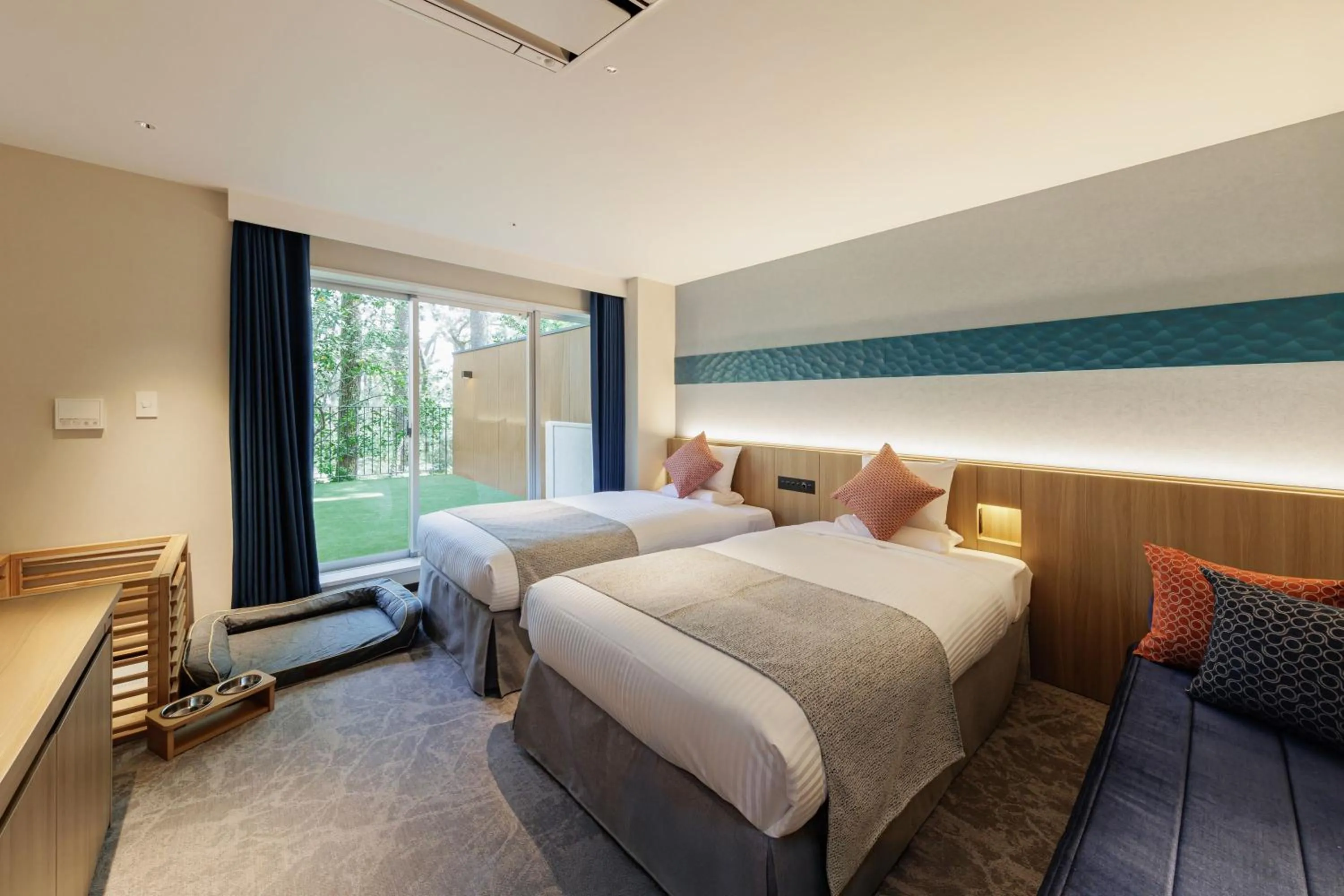 Bed in KAMENOI HOTEL Kamogawa