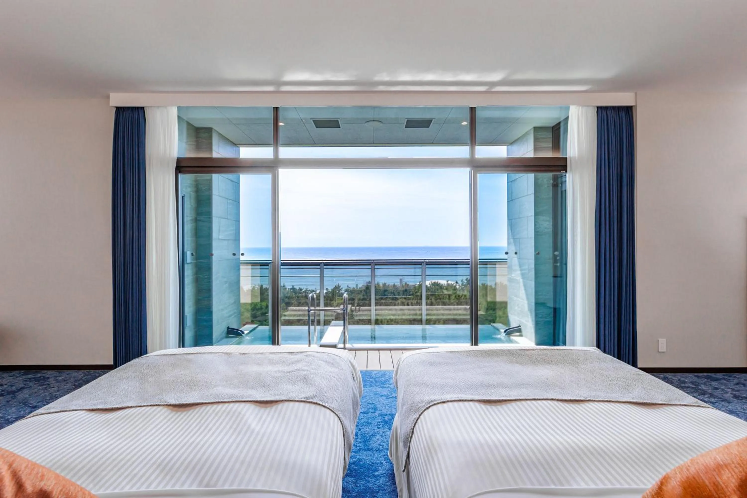 Bed in KAMENOI HOTEL Kamogawa