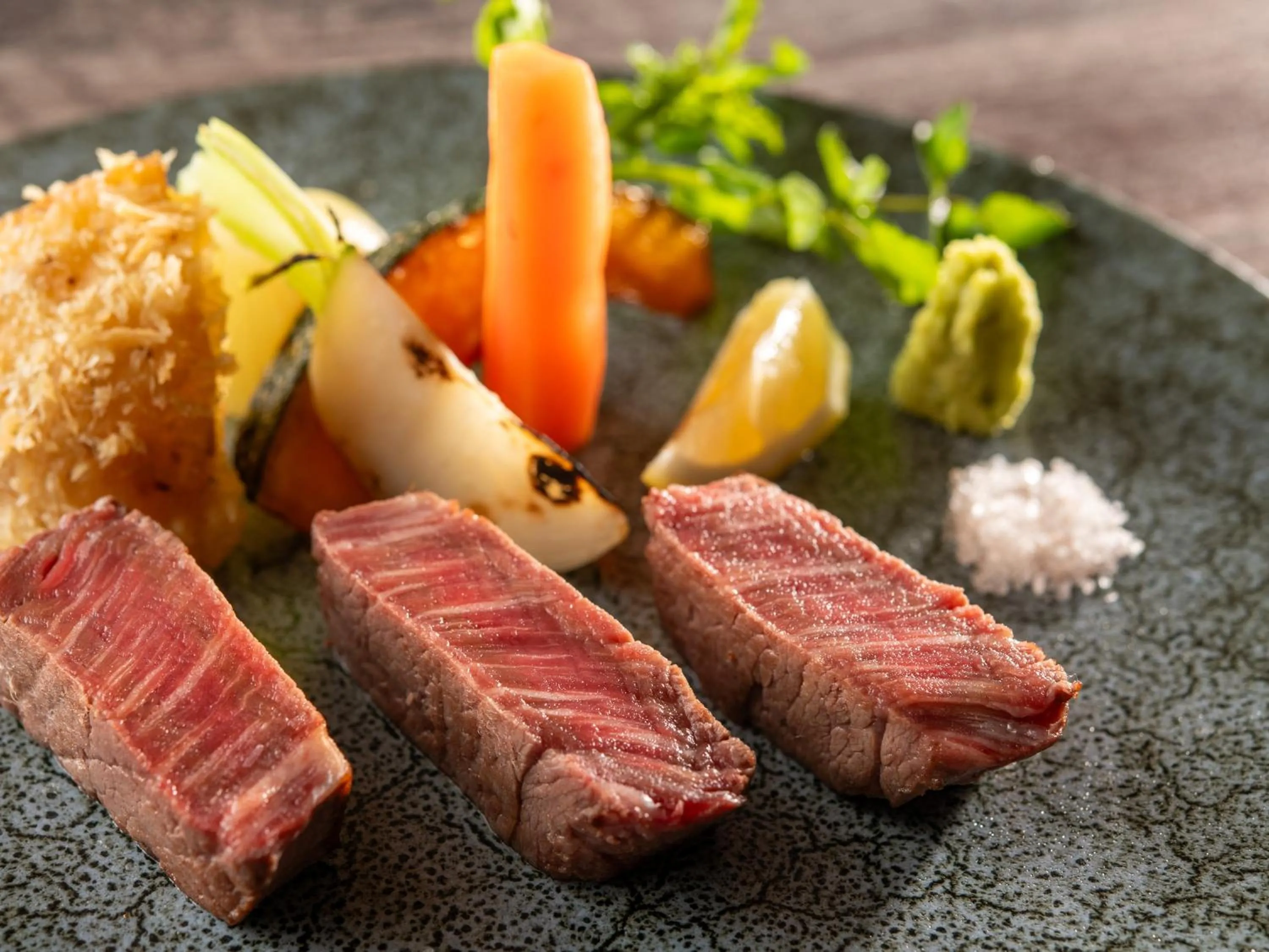 Dinner in KAMENOI HOTEL SHIOBARA Dog Friendly Hotel