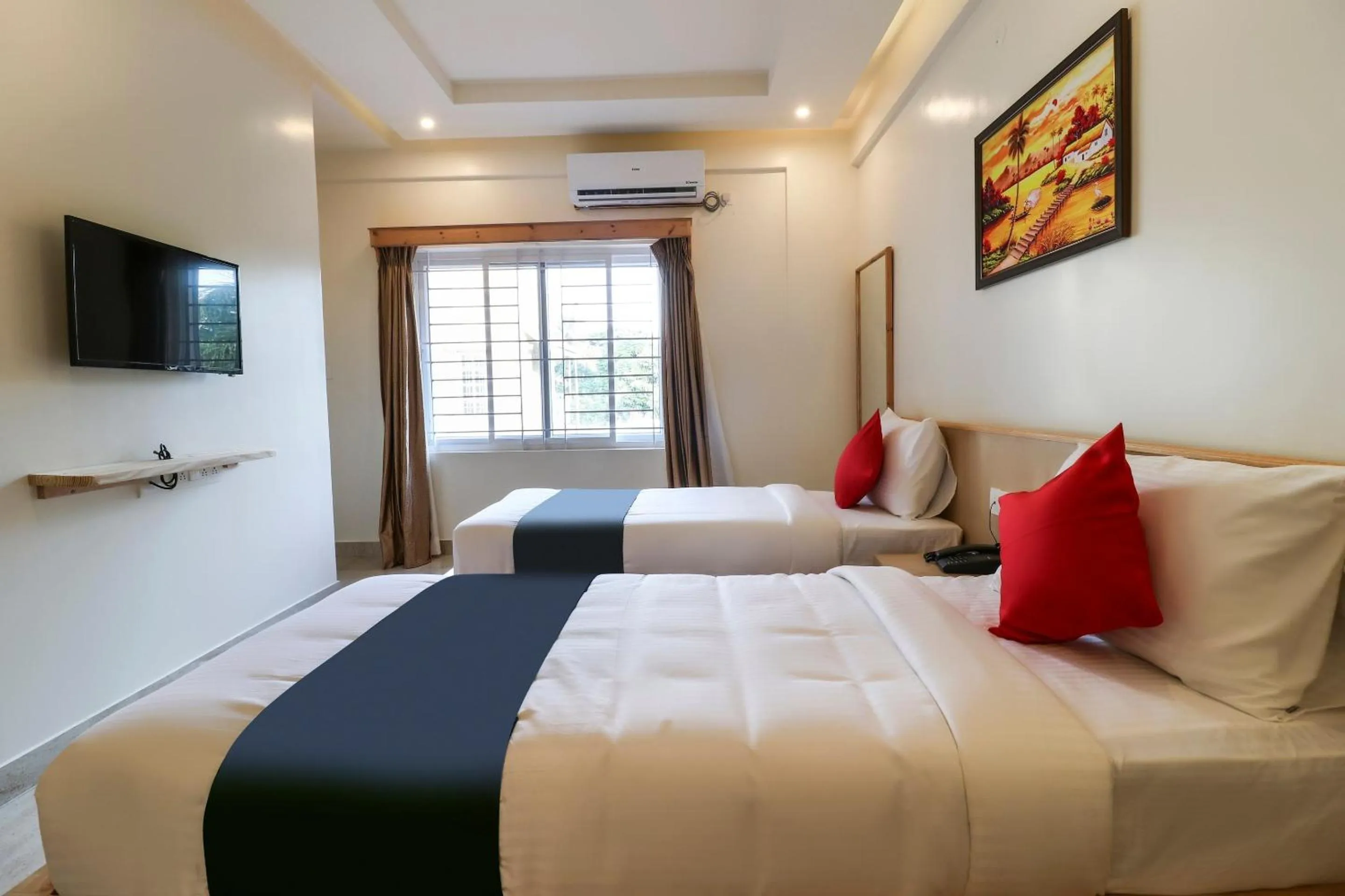 Bedroom, Bed in Super Collection O Prime Residency
