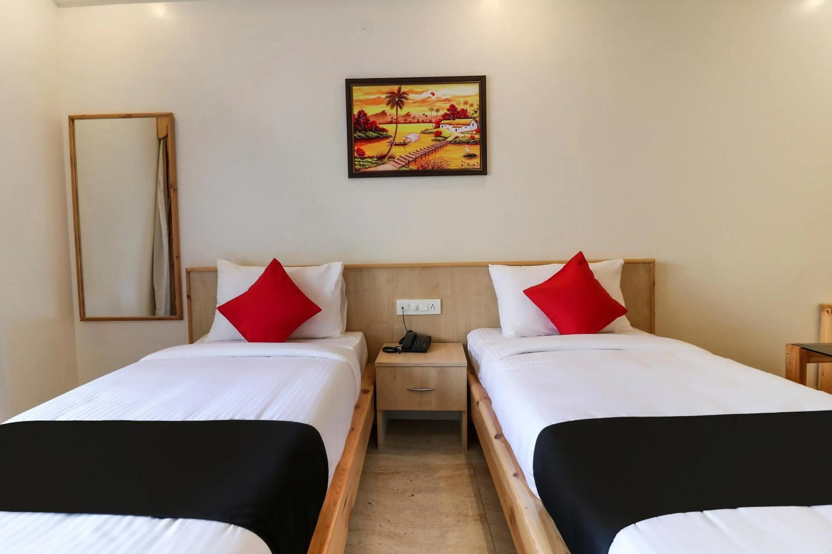 Bedroom, Bed in Super Collection O Prime Residency