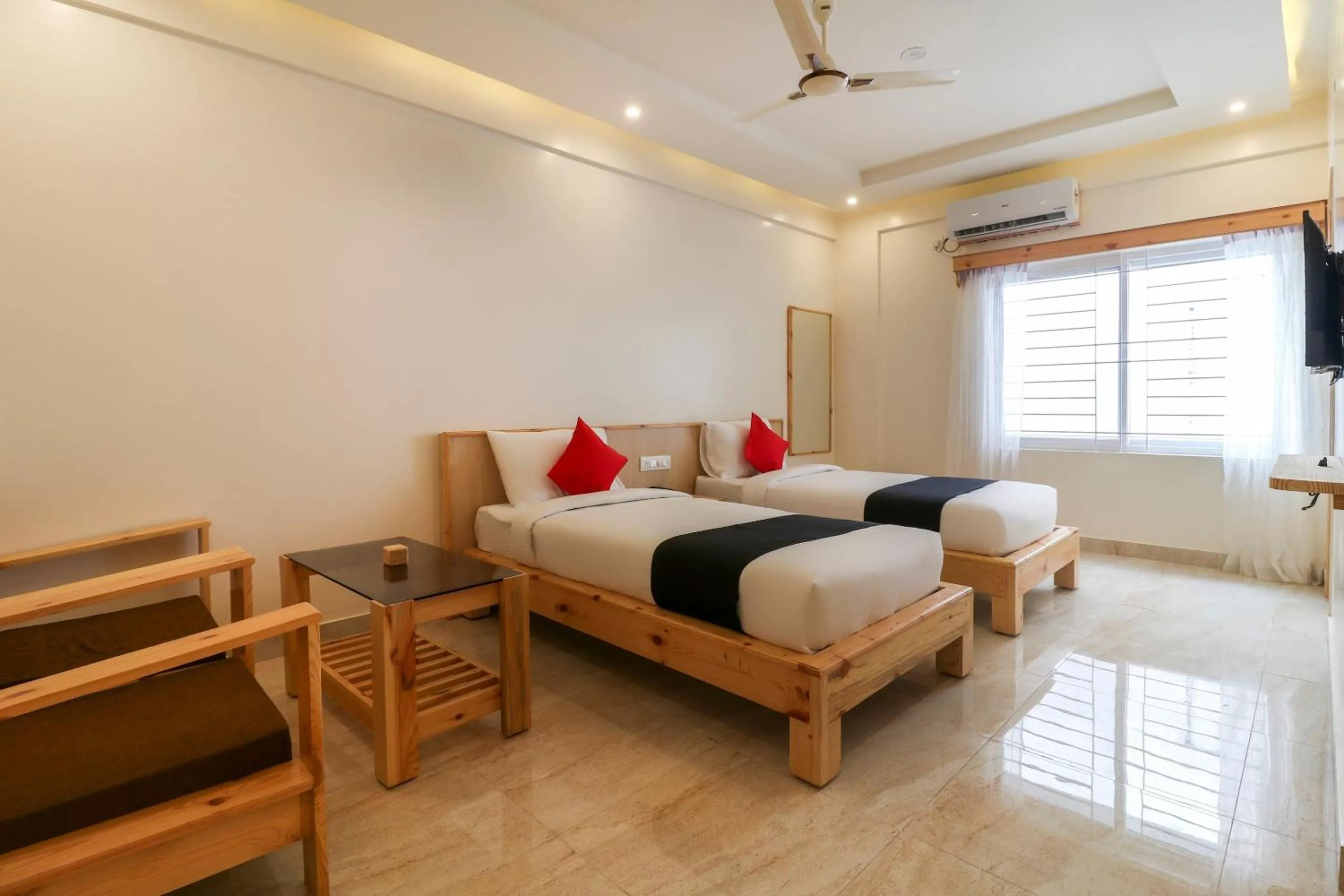 Bedroom, Bed in Super Collection O Prime Residency